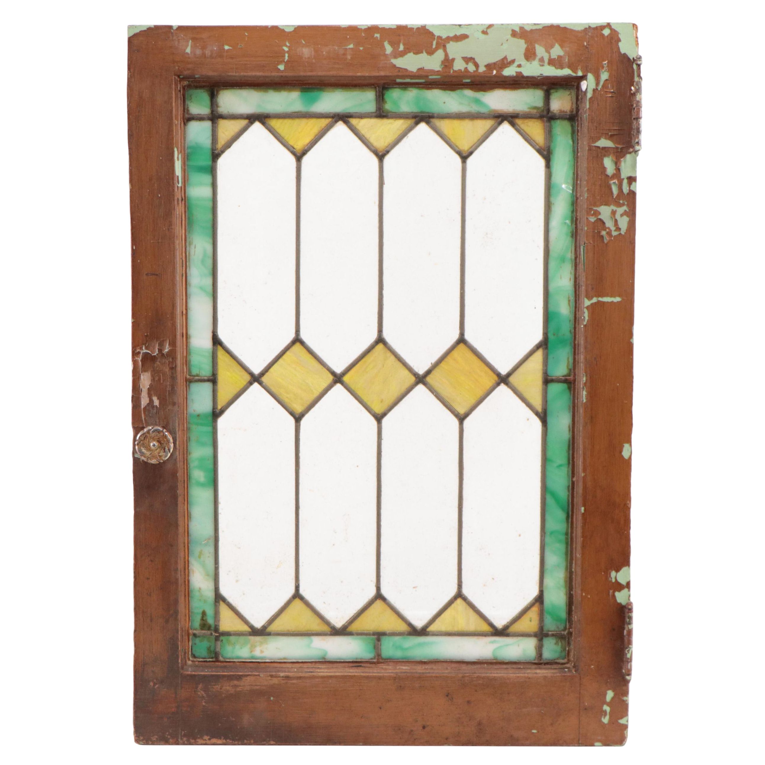 Stained Glass Window Panel, Early 20th Century