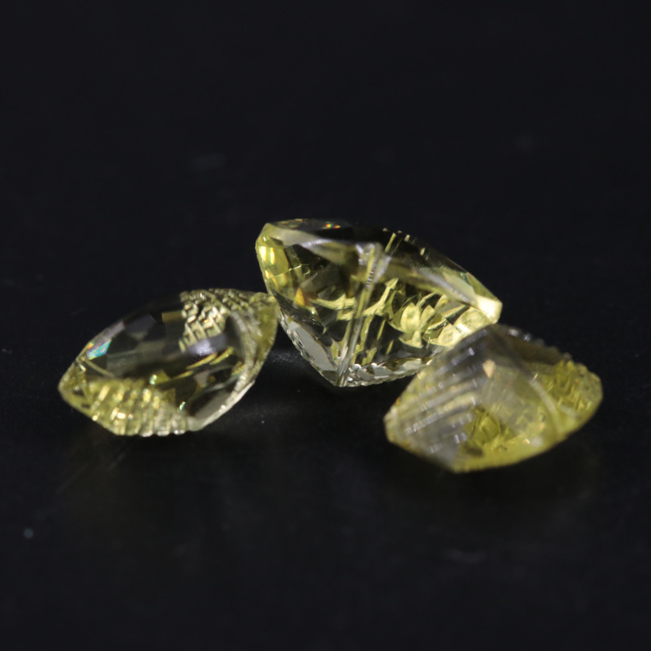 Loose 12.59 CTW Lemon Quartz