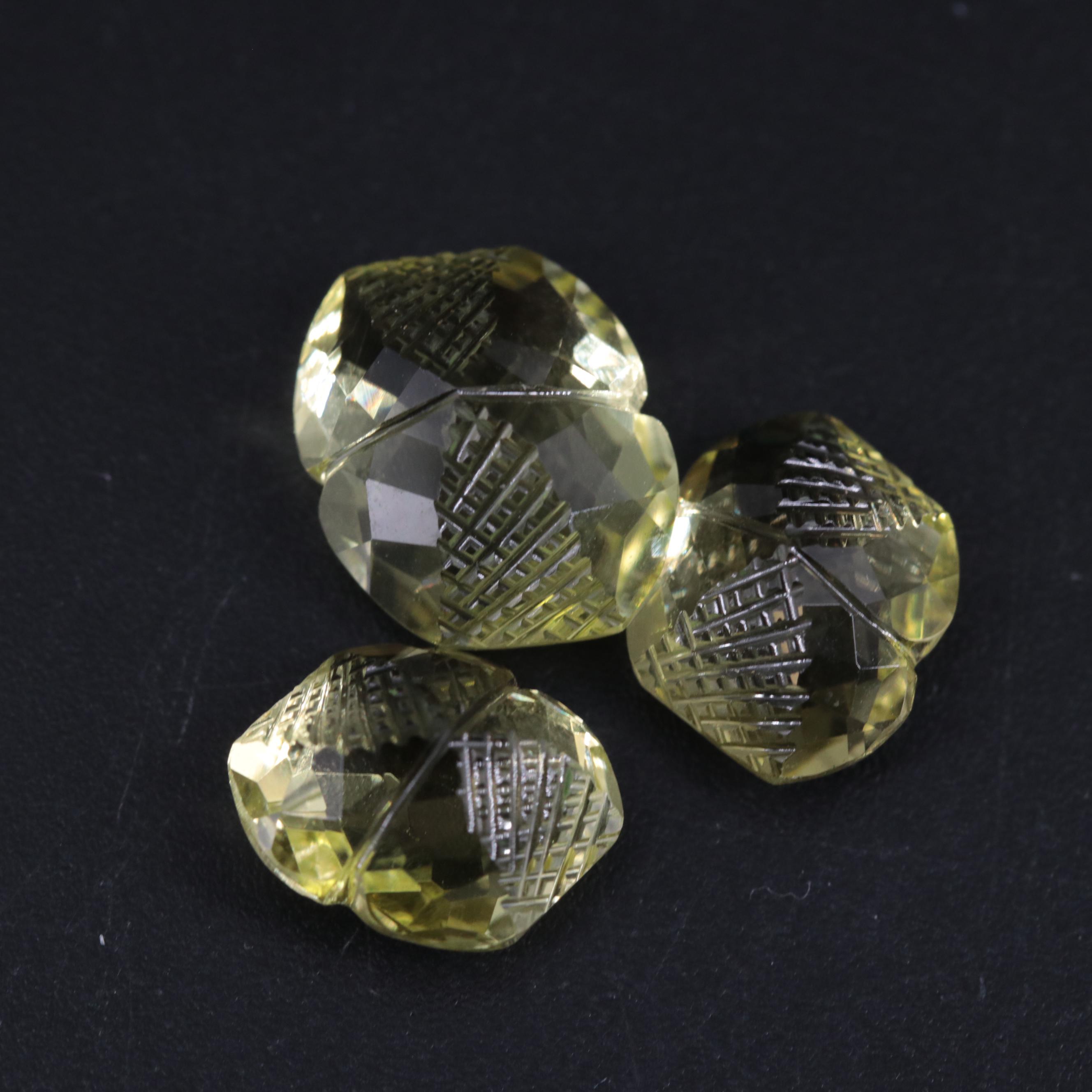 Loose 12.59 CTW Lemon Quartz