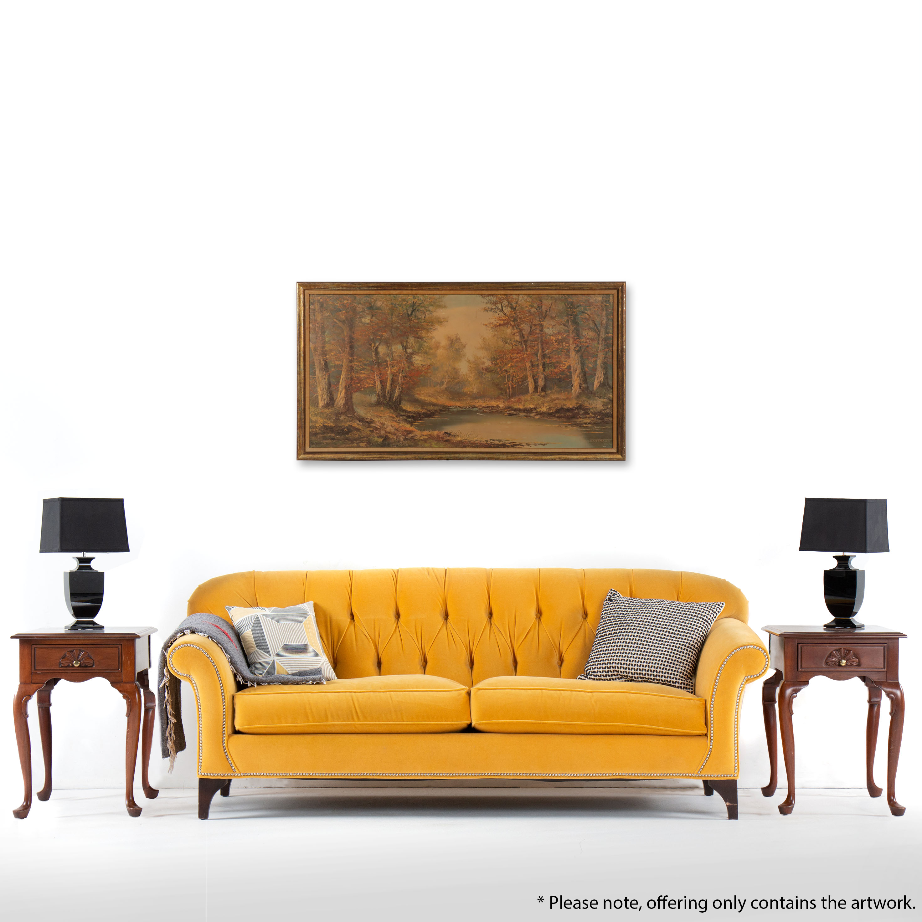 Offset Lithograph After Karl Gatermann "Wooded Wonderland," Late 20th Century