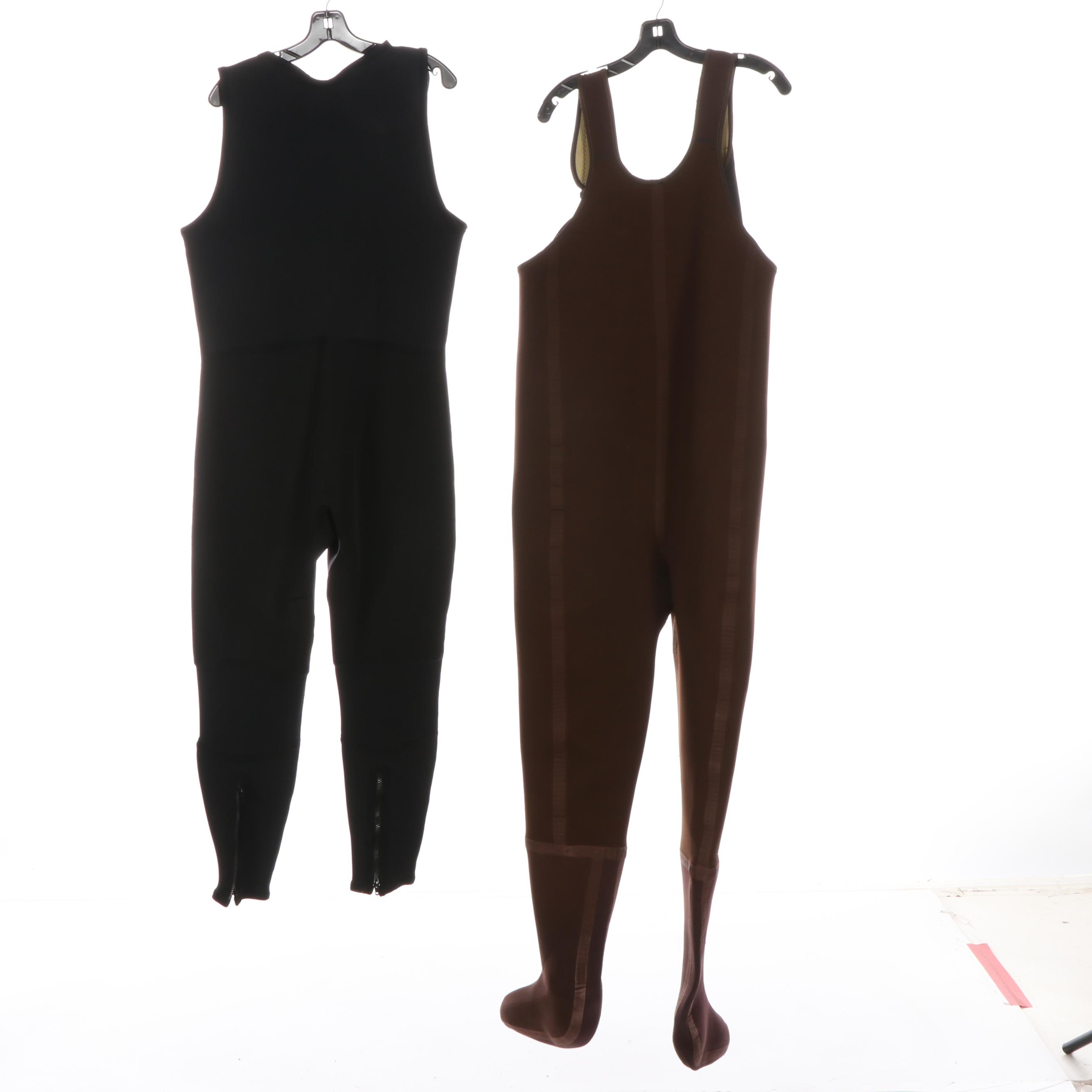 Men's NRS Farmer Bill Neoprene Wetsuit and Imperial Neoprene Chest Waders