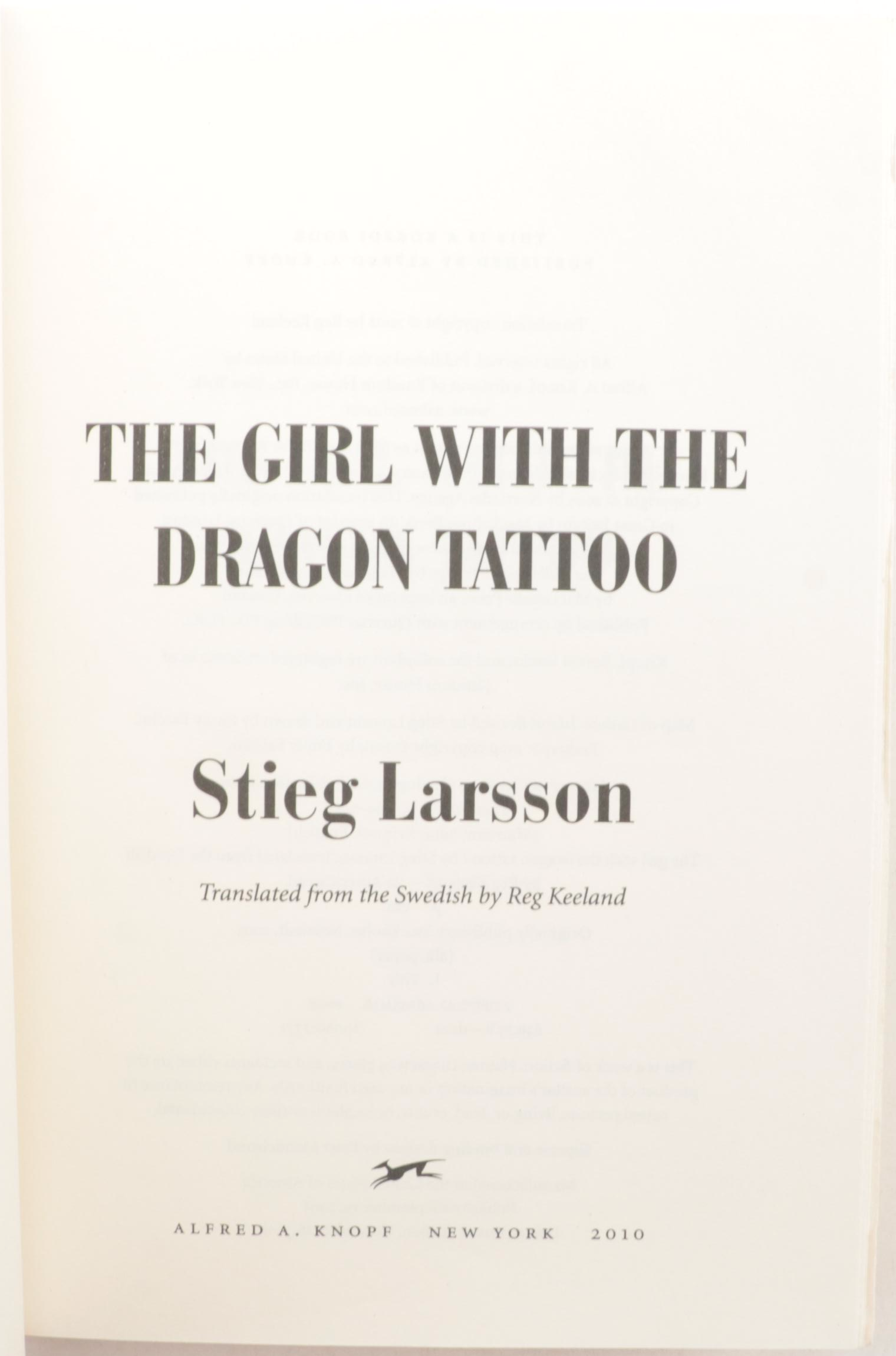 Deluxe Boxed Edition "The Girl with the Dragon Tattoo" and More by Stieg Larsson