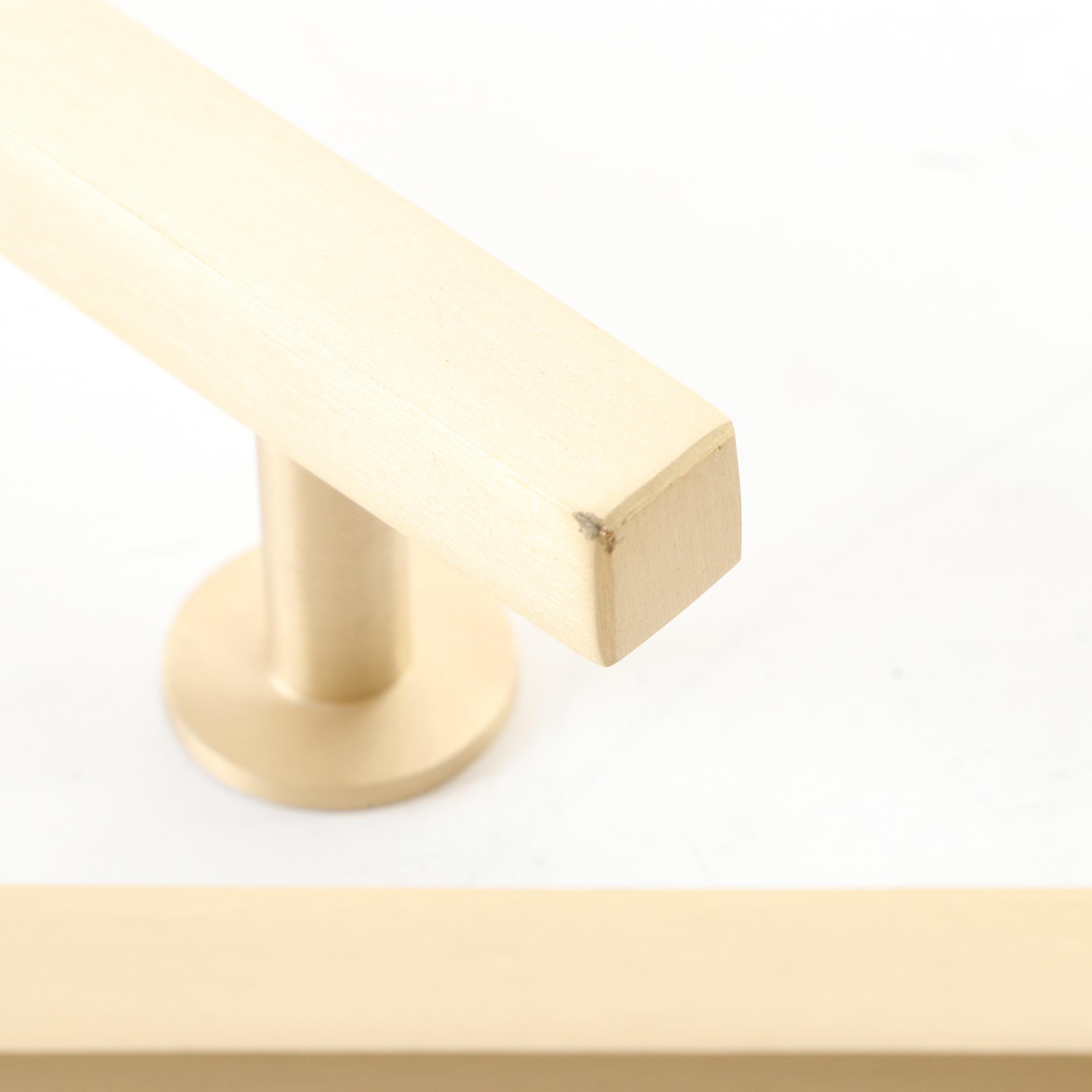 Satin Brass Finish Adjustable Cabinet Pulls