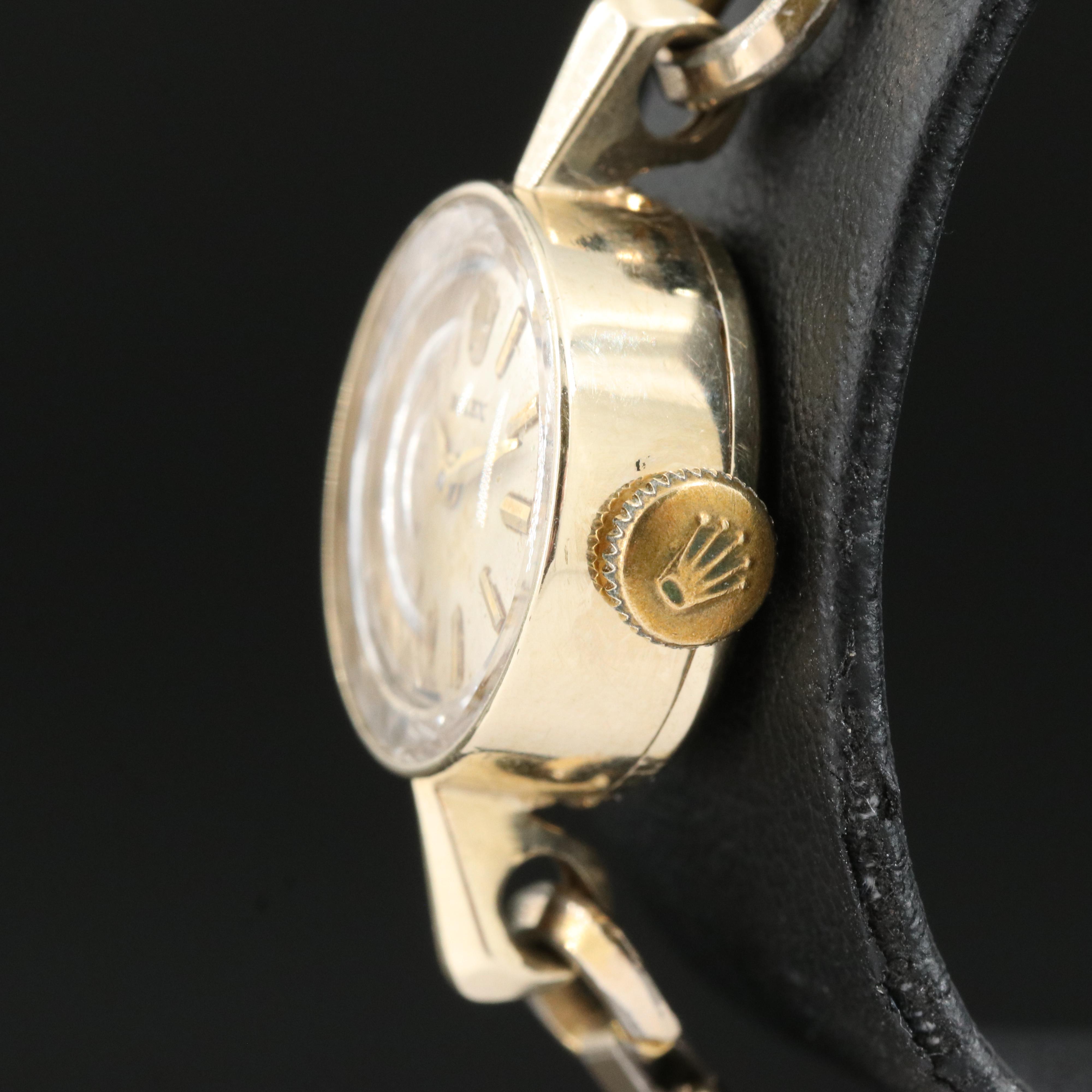 14K 1950s Rolex Hand Wind Watch