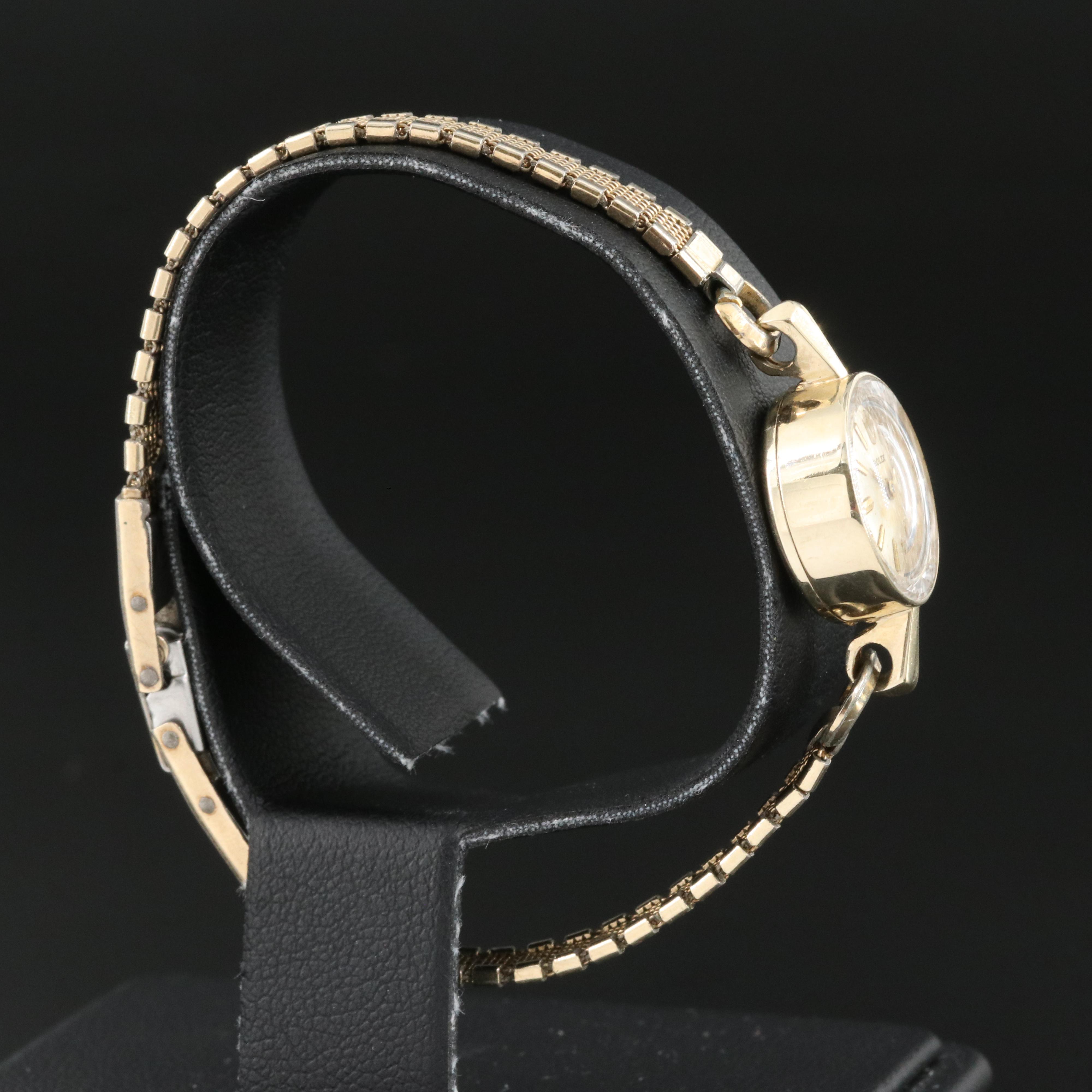 14K 1950s Rolex Hand Wind Watch