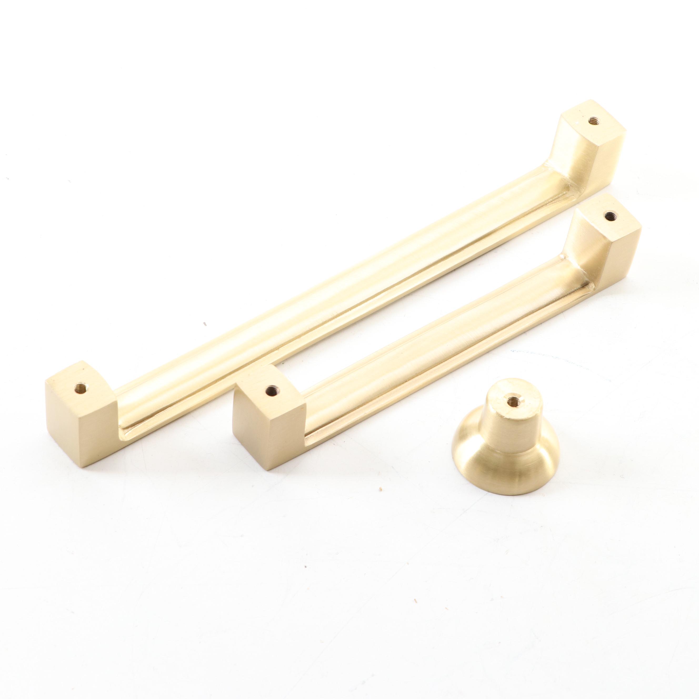 Satin Brass Finish Cabinet Pulls and Cabinet Knobs