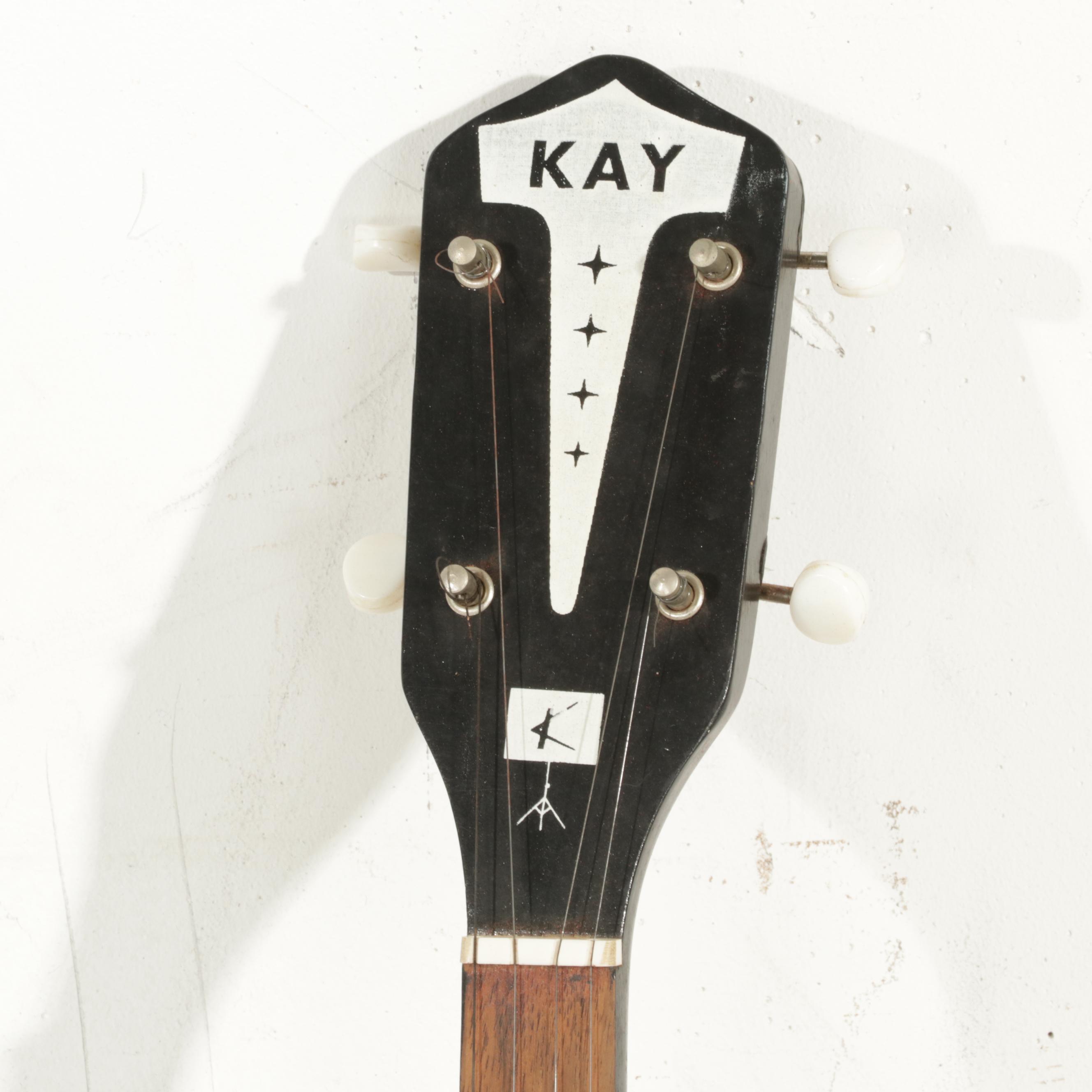 Kay Open-Back 5-String Banjo with Harmony Banjo, Late 20th Century
