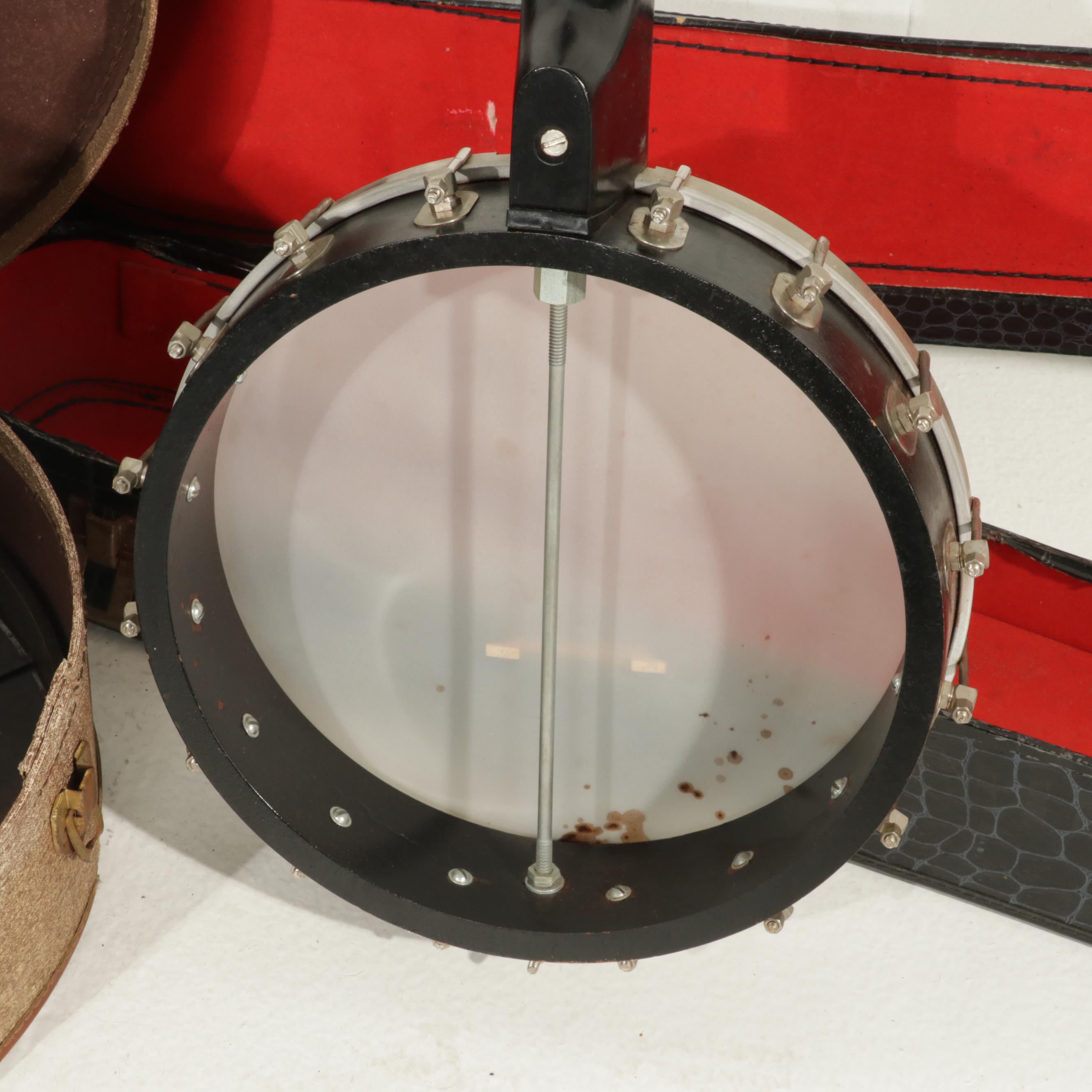 Kay Open-Back 5-String Banjo with Harmony Banjo, Late 20th Century