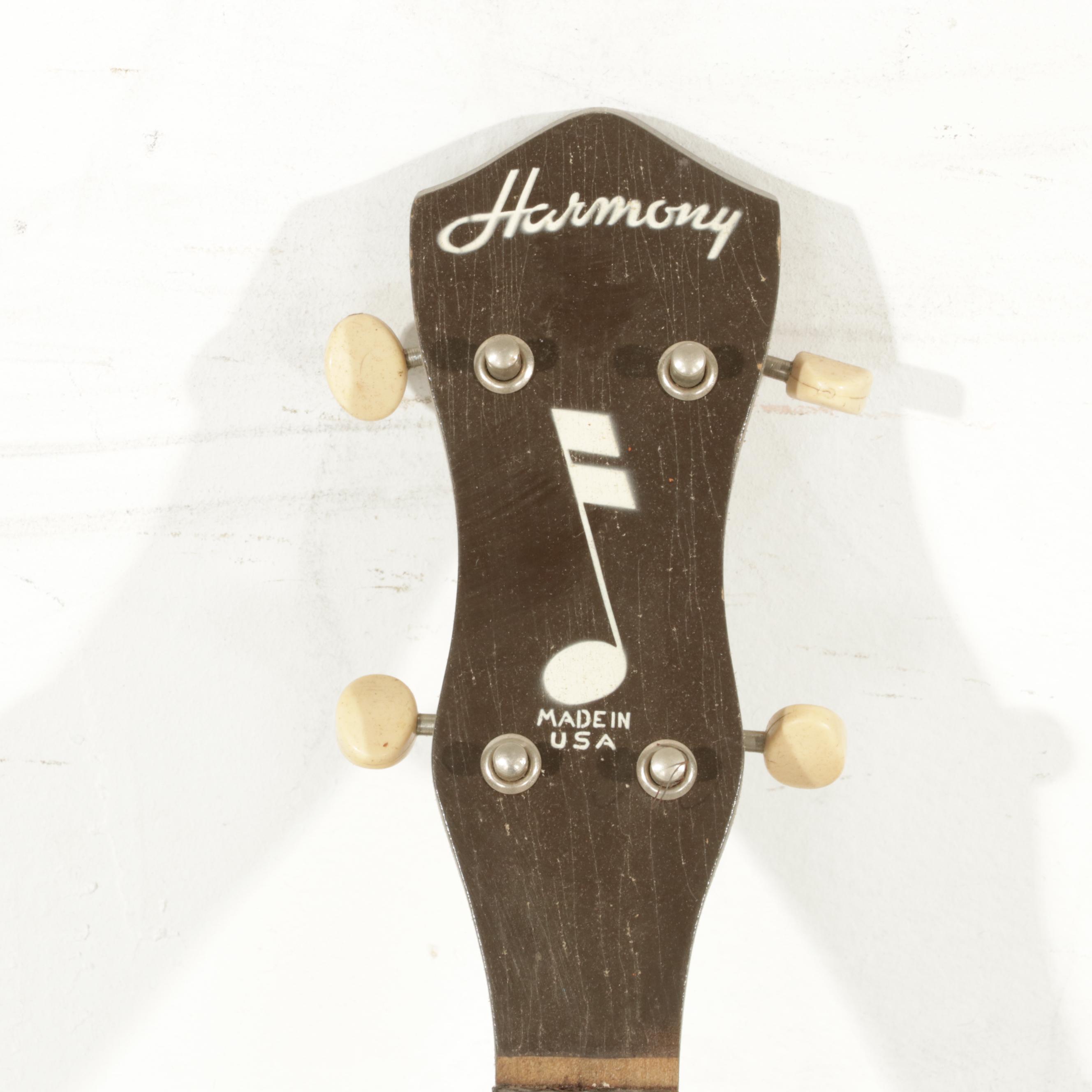 Kay Open-Back 5-String Banjo with Harmony Banjo, Late 20th Century