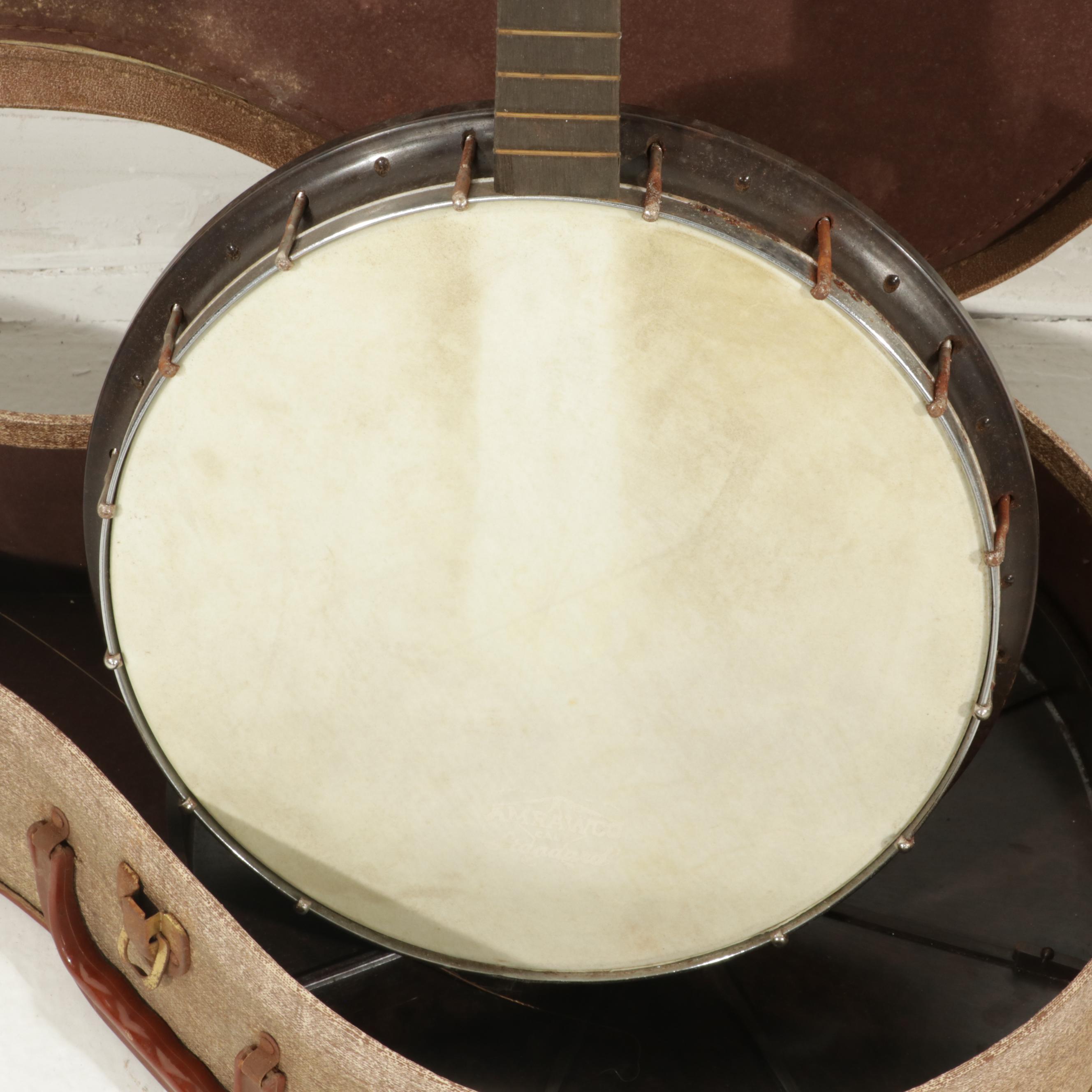 Kay Open-Back 5-String Banjo with Harmony Banjo, Late 20th Century