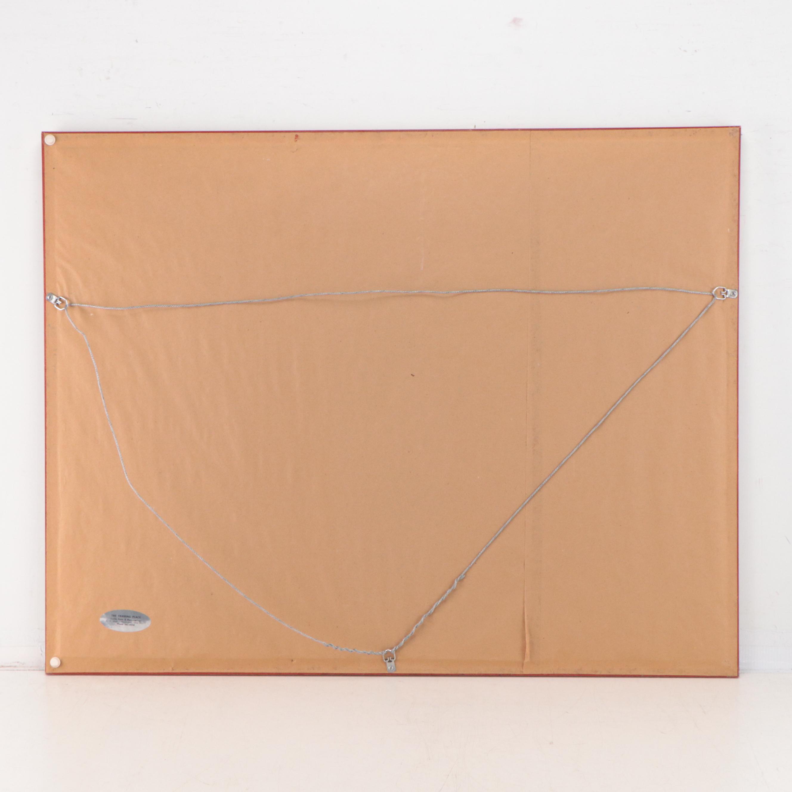 Kurt Plinke Watercolor Painting of Bird, 1980