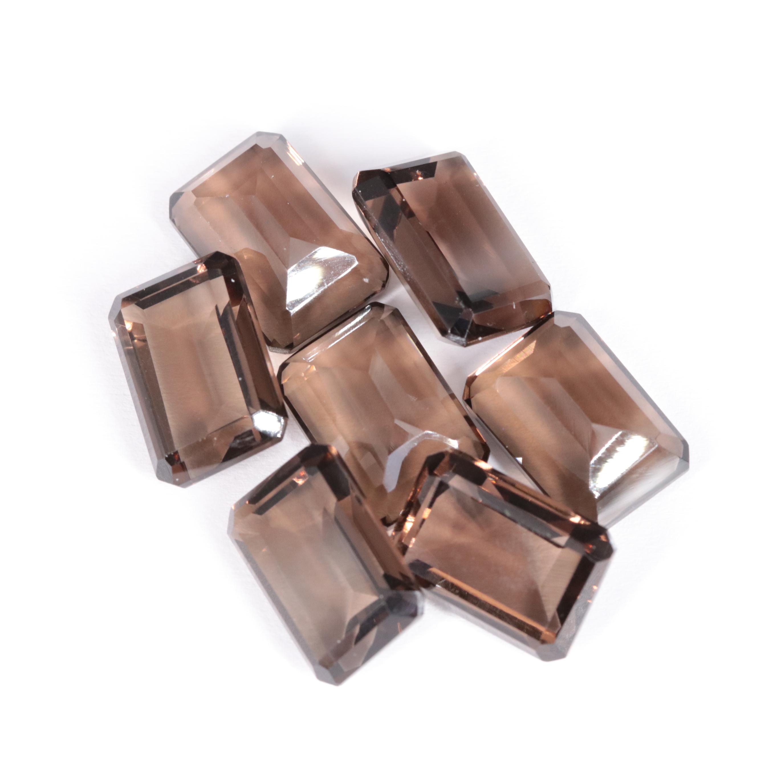 Loose 54.13 CTW Smoky Quartz