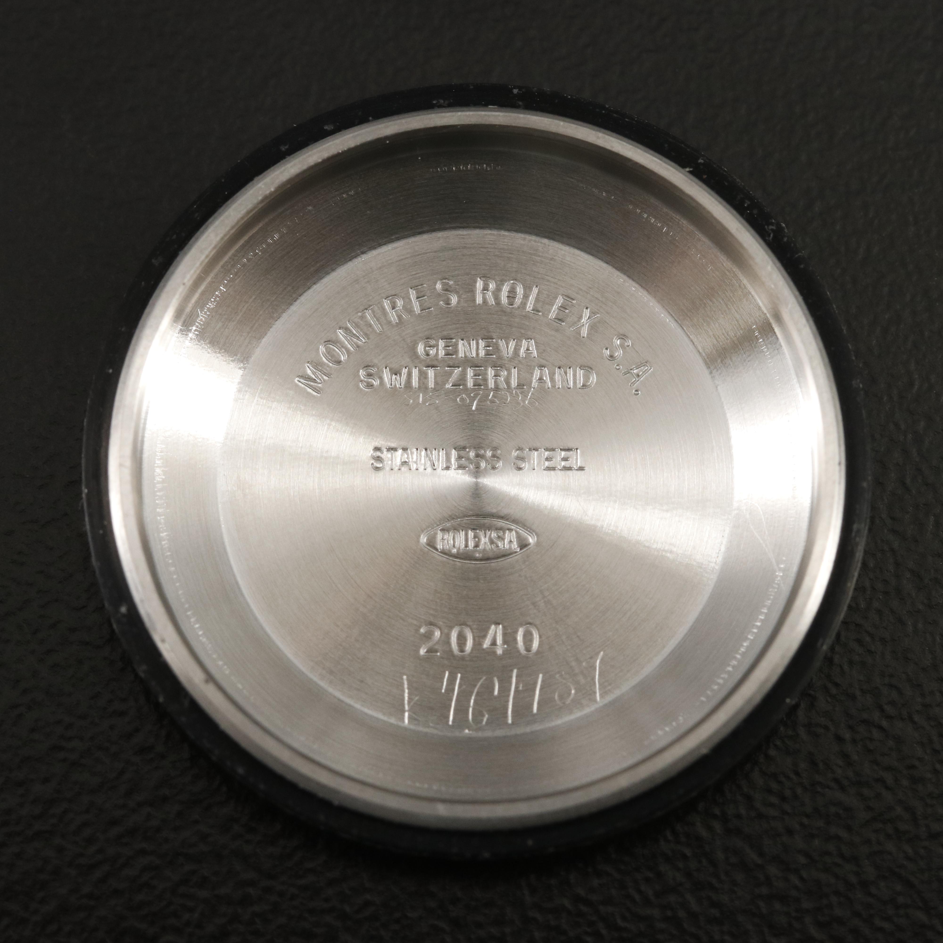 2001 Rolex Datejust Factory Diamond Blue Dial Watch