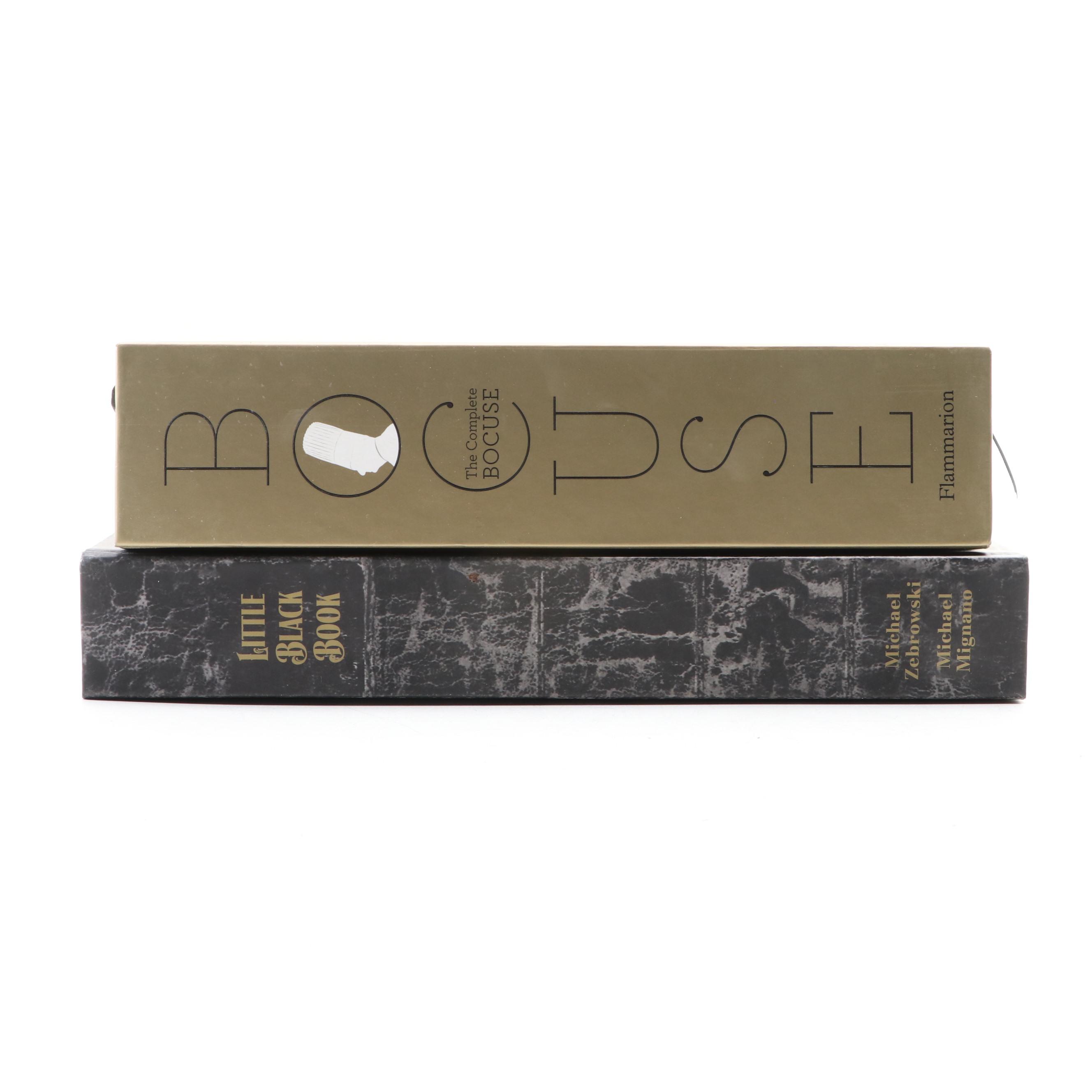 "The Complete Bocuse" by Paul Bocuse with "The Pastry Chef's Little Black Book"