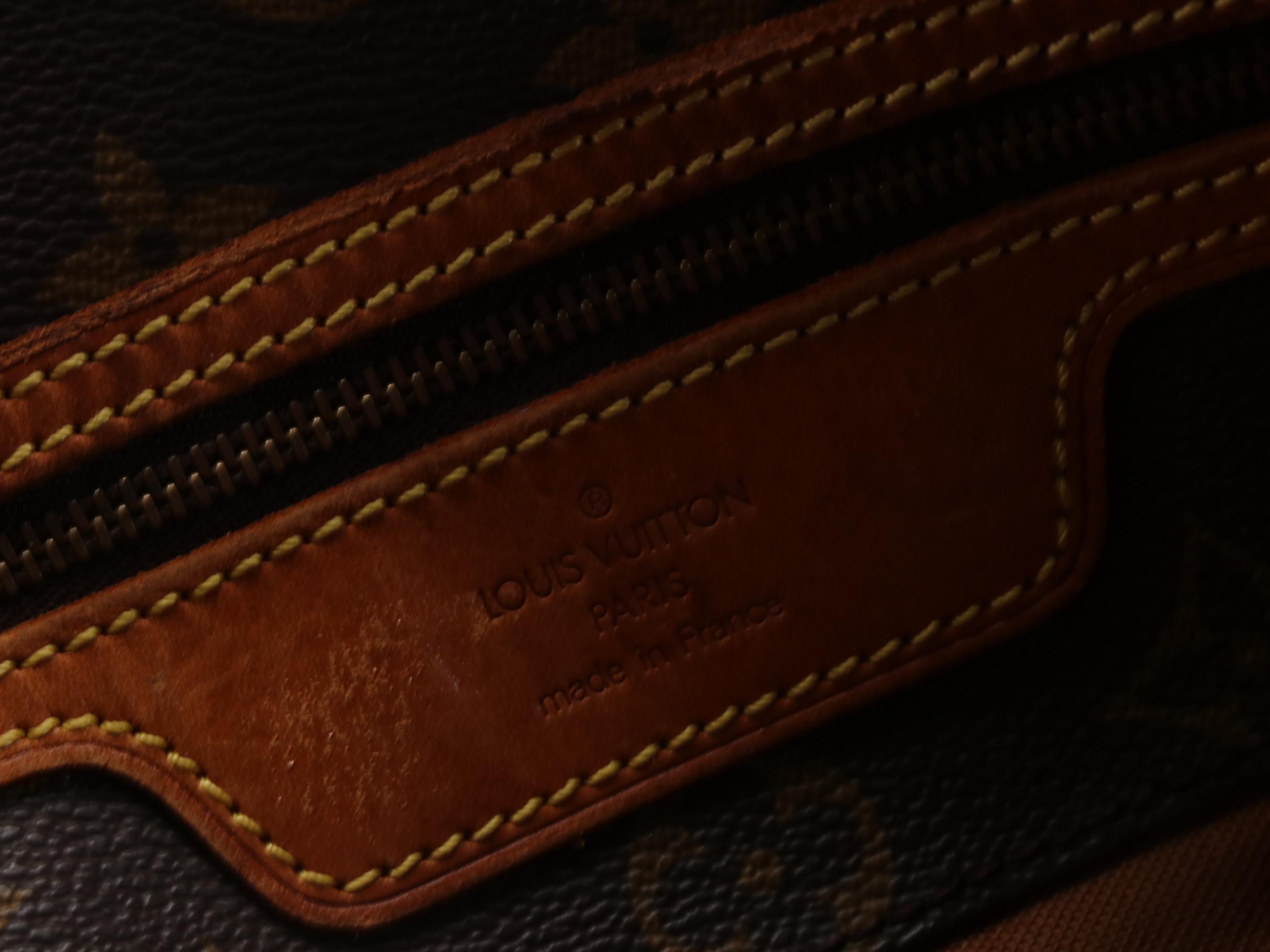 Louis Vuitton Sac Shopping Tote in Monogram Canvas and Vachetta Leather