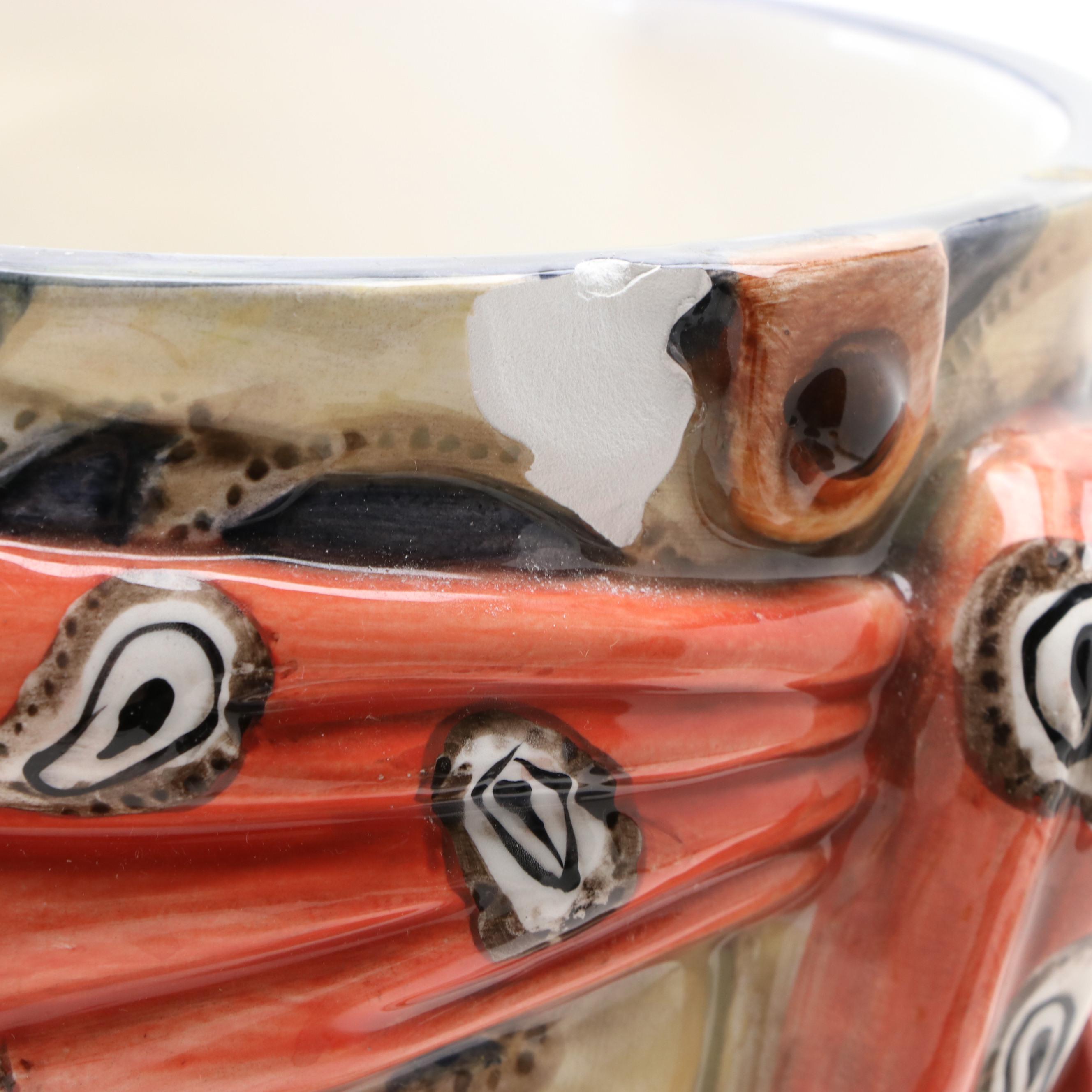 Ceramic Western Boots Cookie Jar