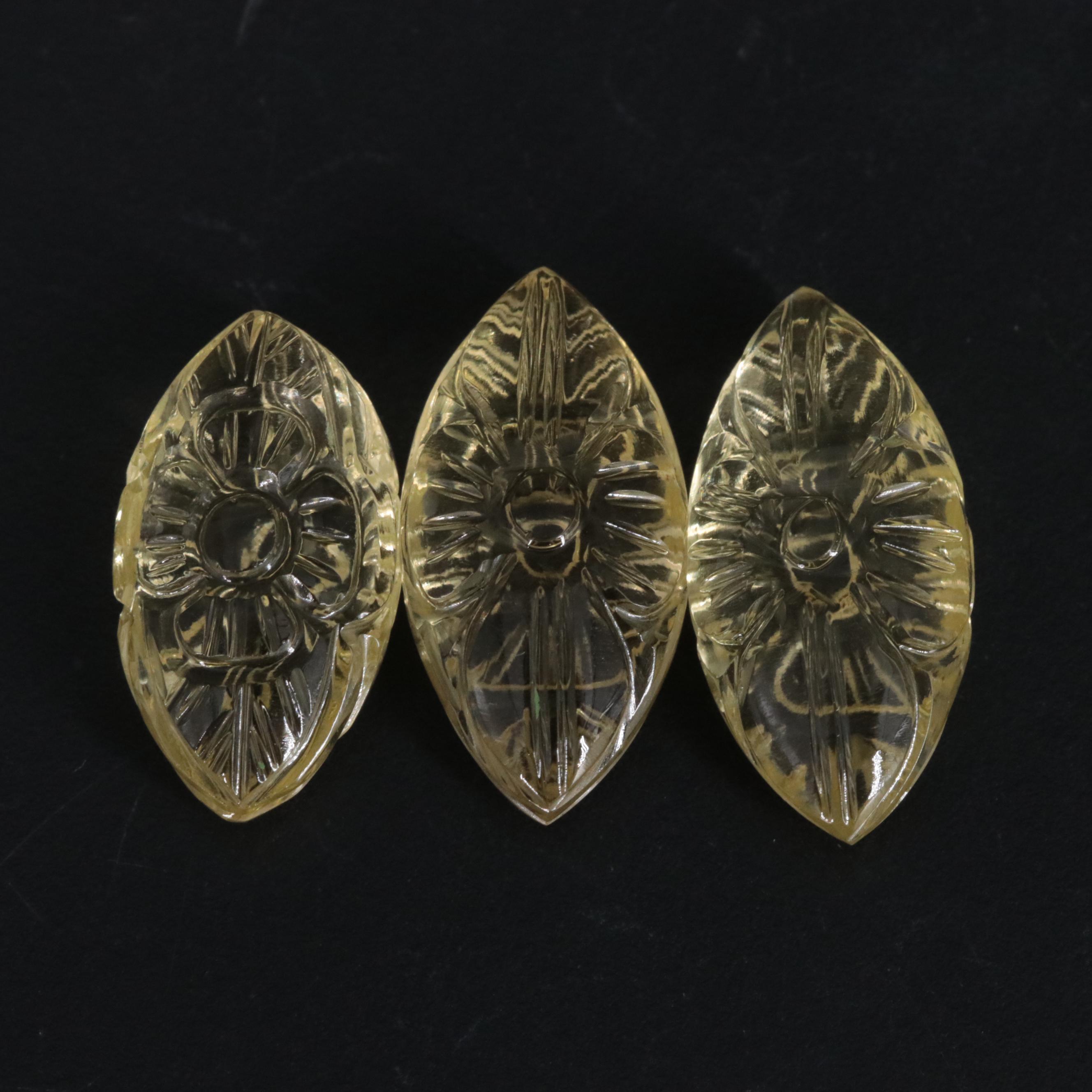 Loose 30.54 CTW Lemon Quartz