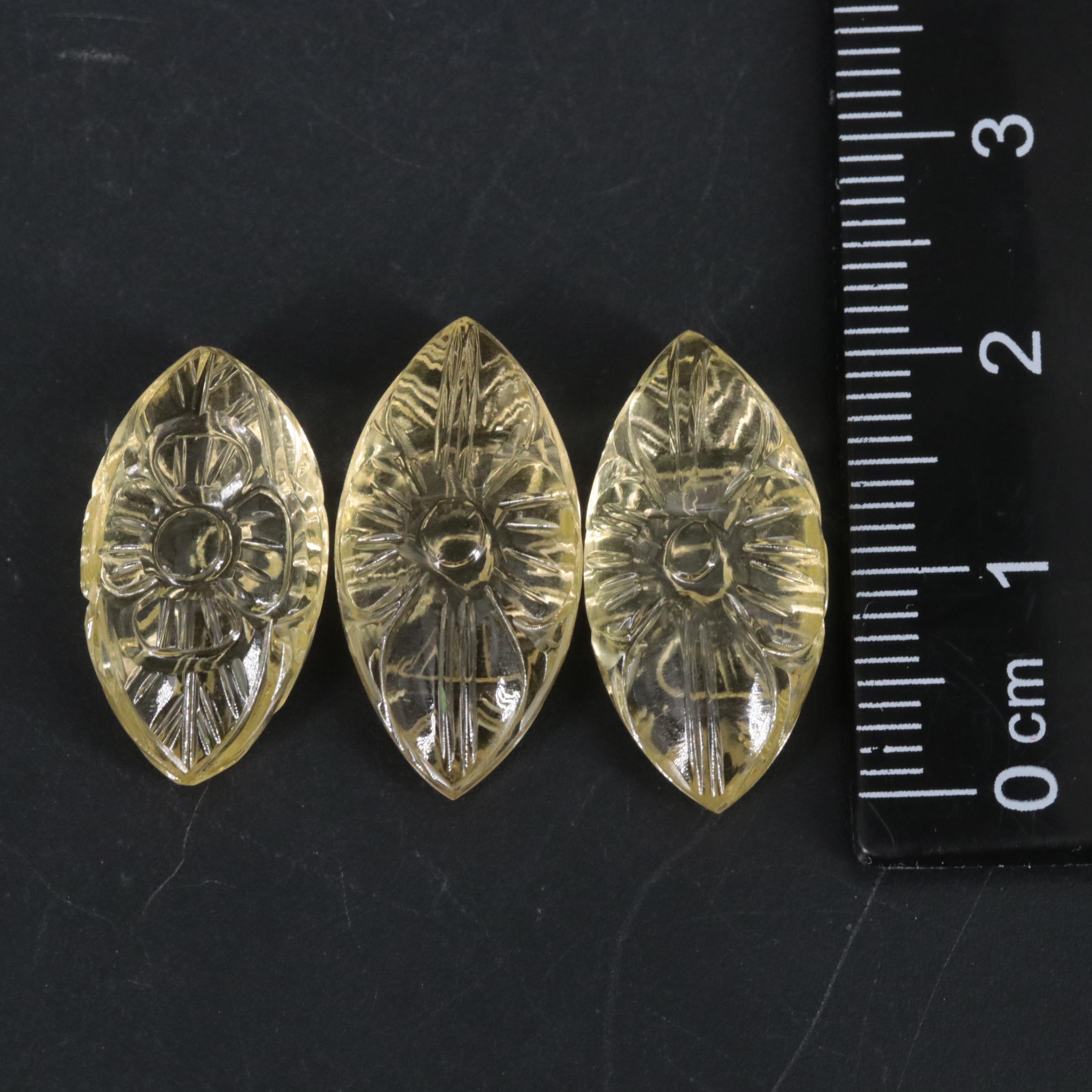 Loose 30.54 CTW Lemon Quartz