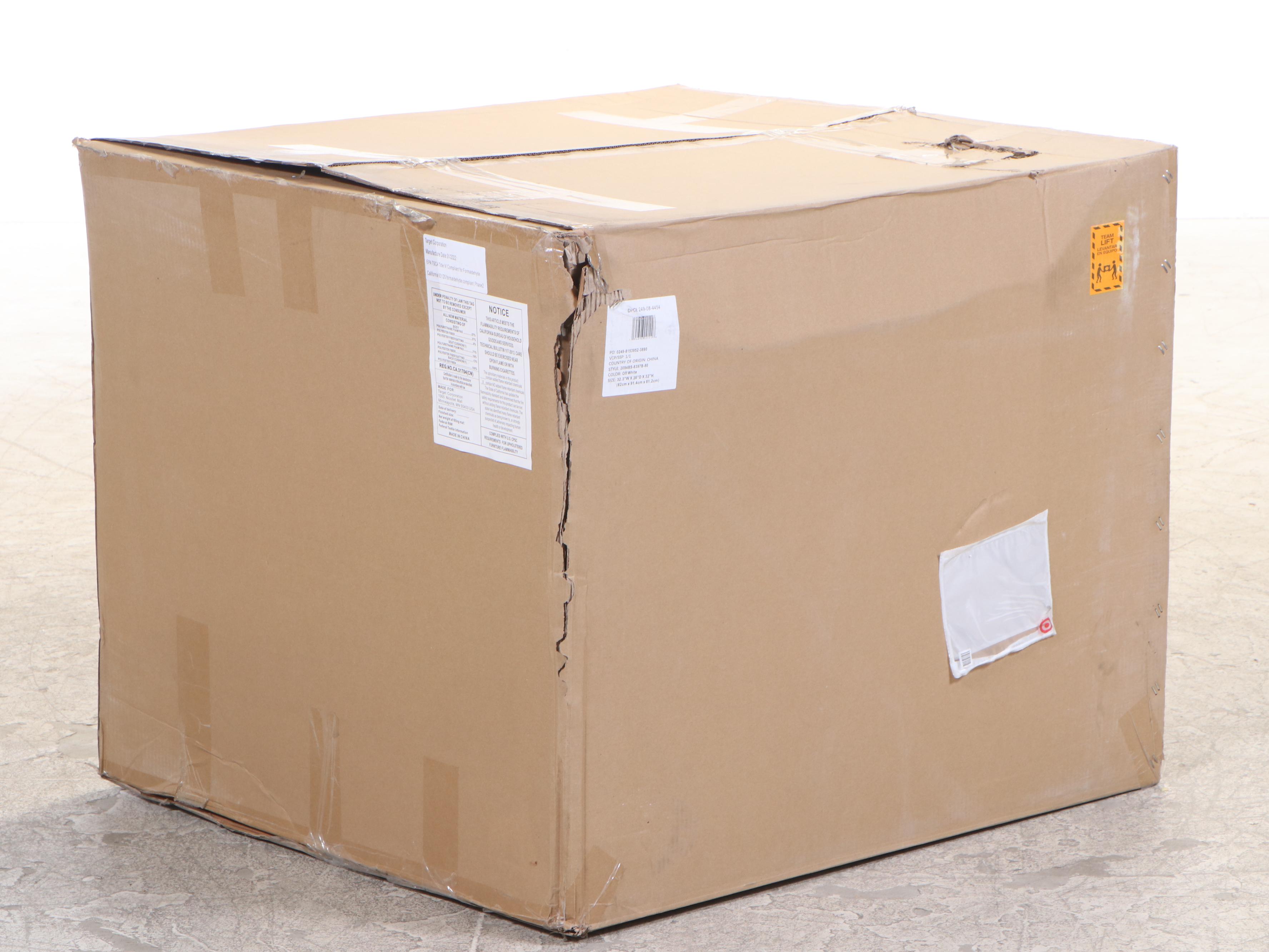 Threshold with Studio McGee Vivian Park Upholstered Swivel Chair in Cream