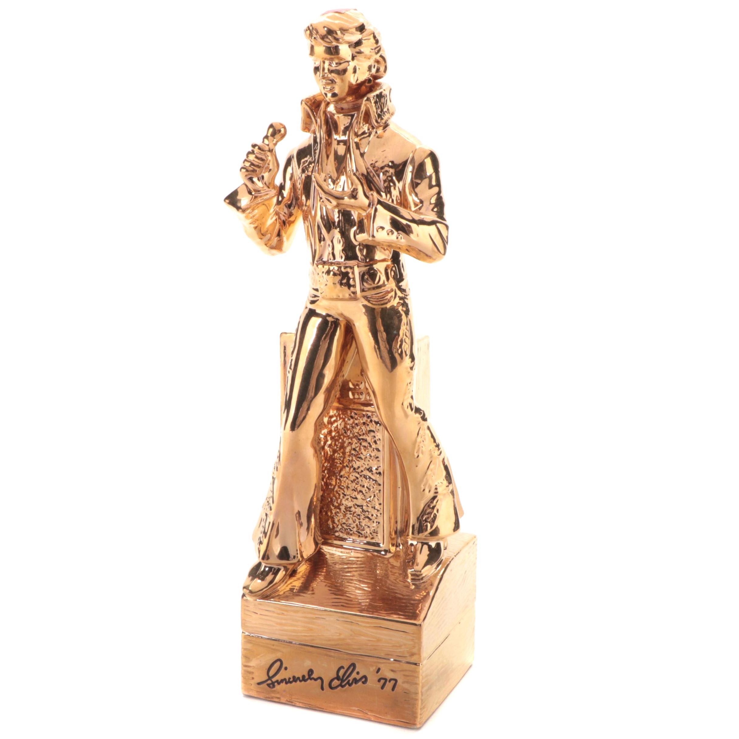 McCormick Distilling "Sincerely Elvis" Elvis Presley Musical Decanter