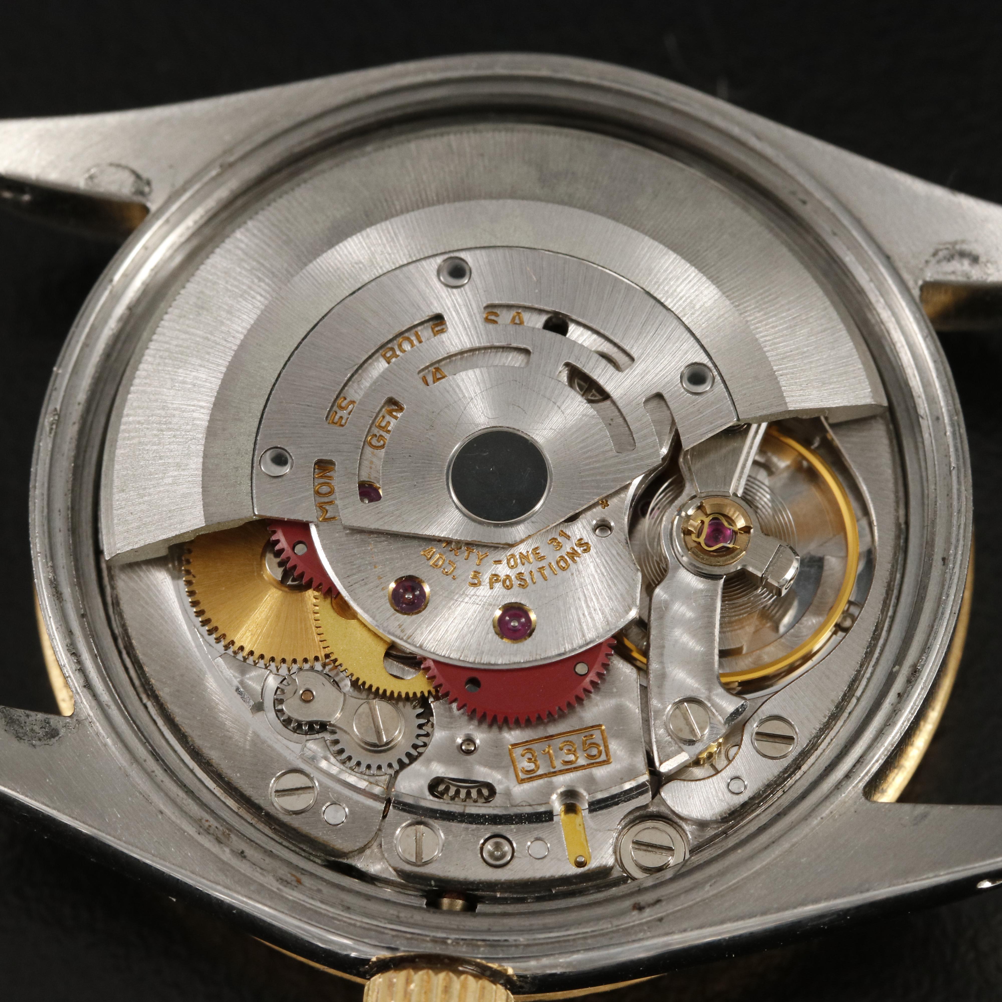 1990 Rolex Oyster Perpetual Date 18K and Stainless Steel Watch