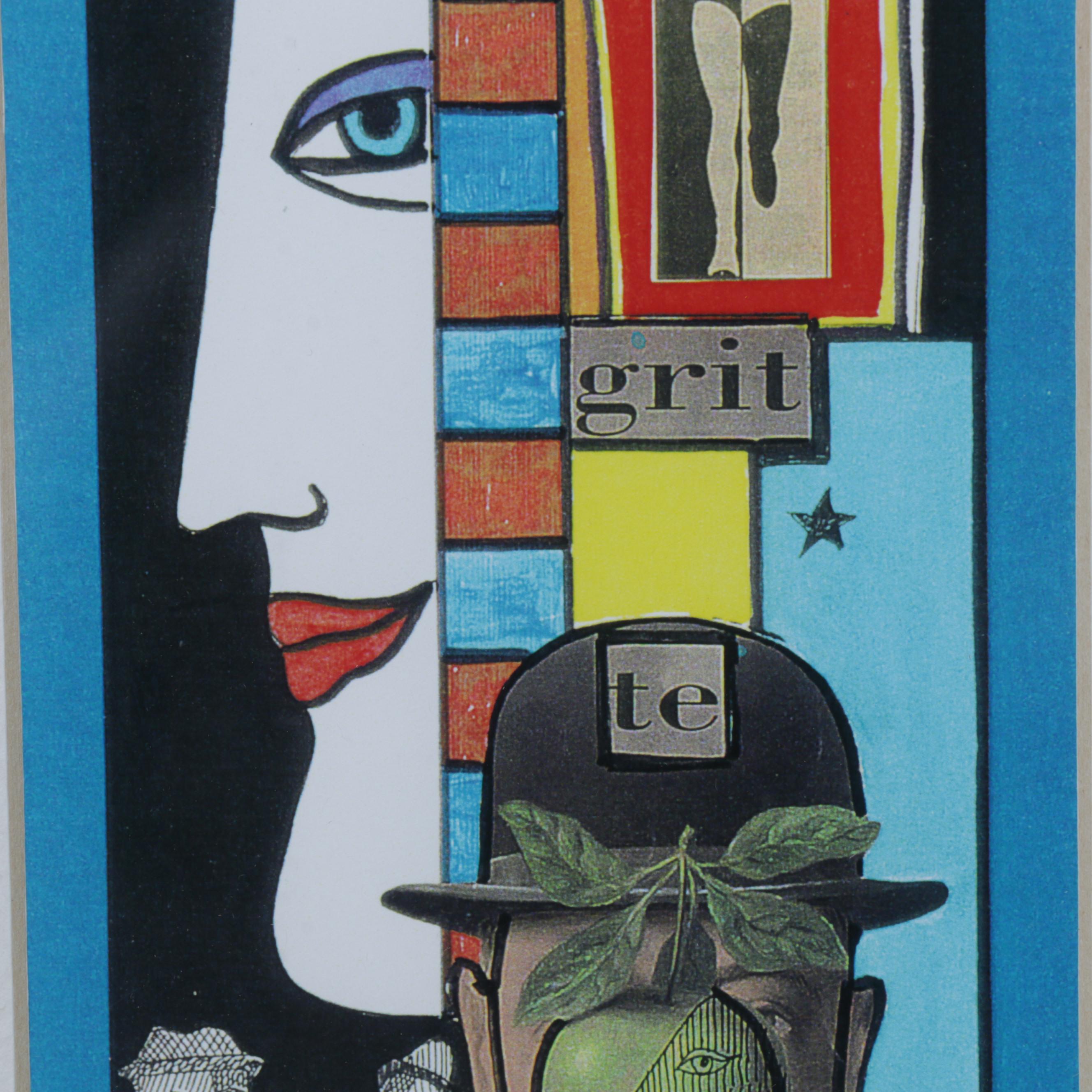 Modernist Collage Giclées, Circa 2000