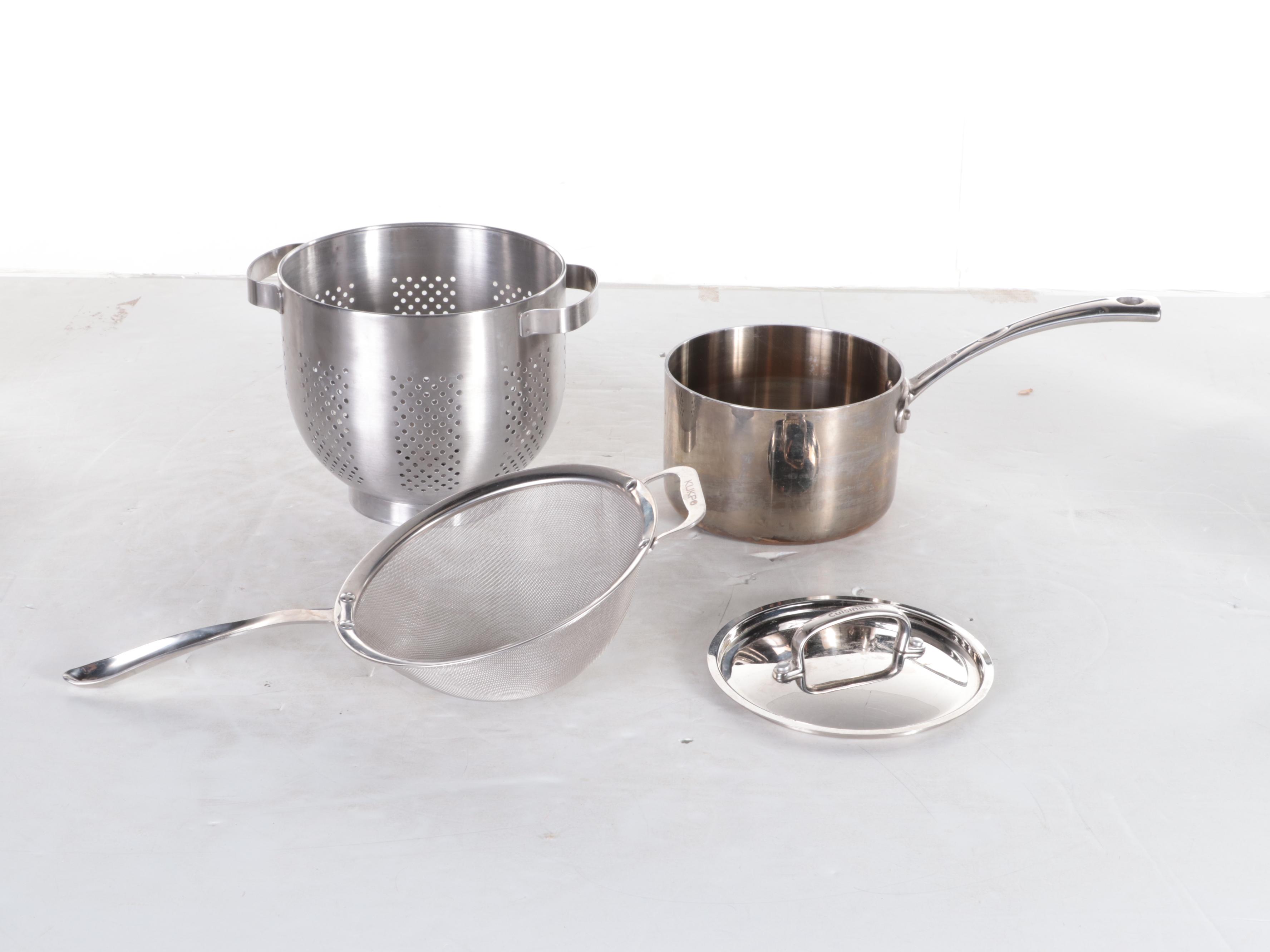 Vesta Immersion Circulator with Other Stainless Steel Cookware