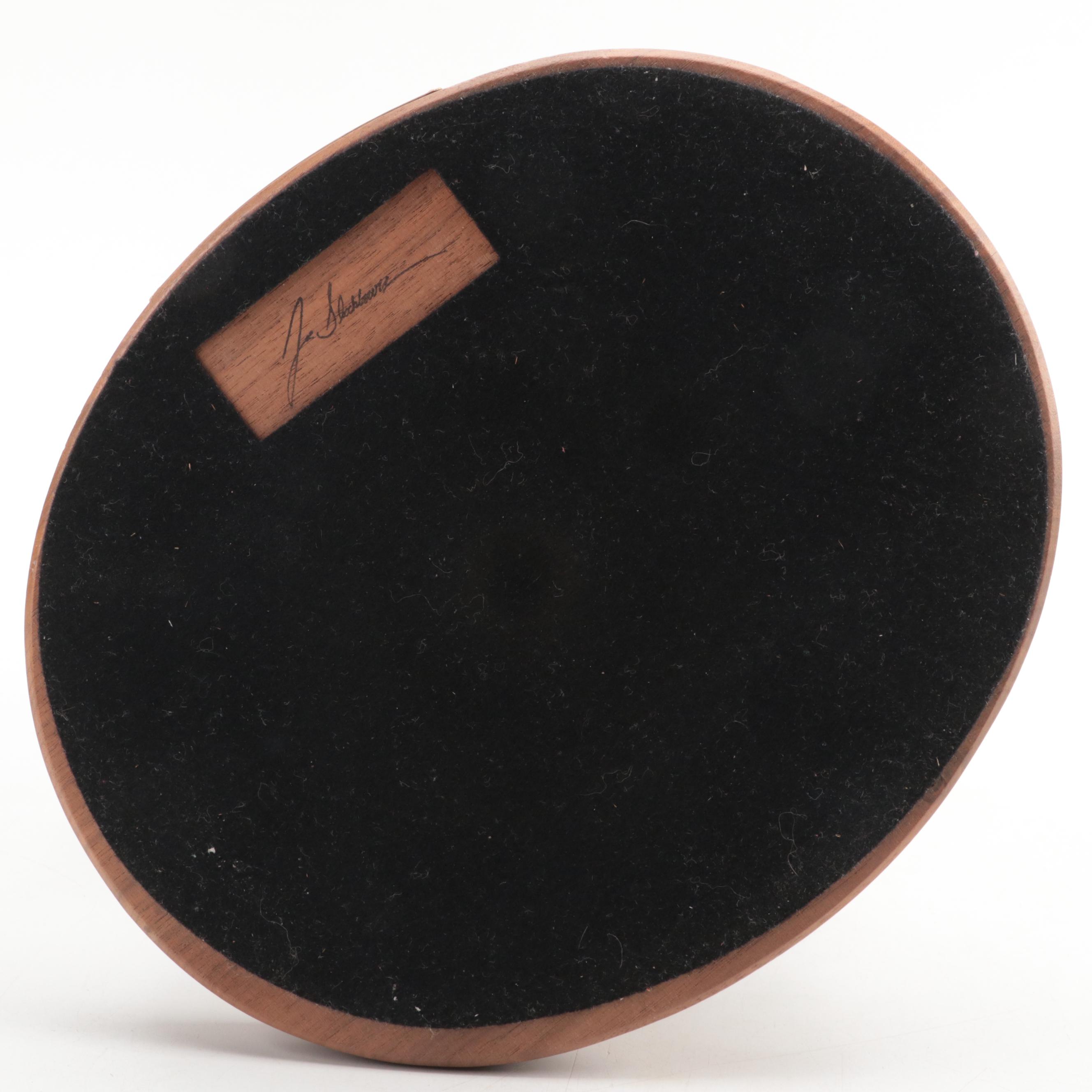 Joe Slockbower Bonded Stone Sculpture "Double Vision," Circa 1995