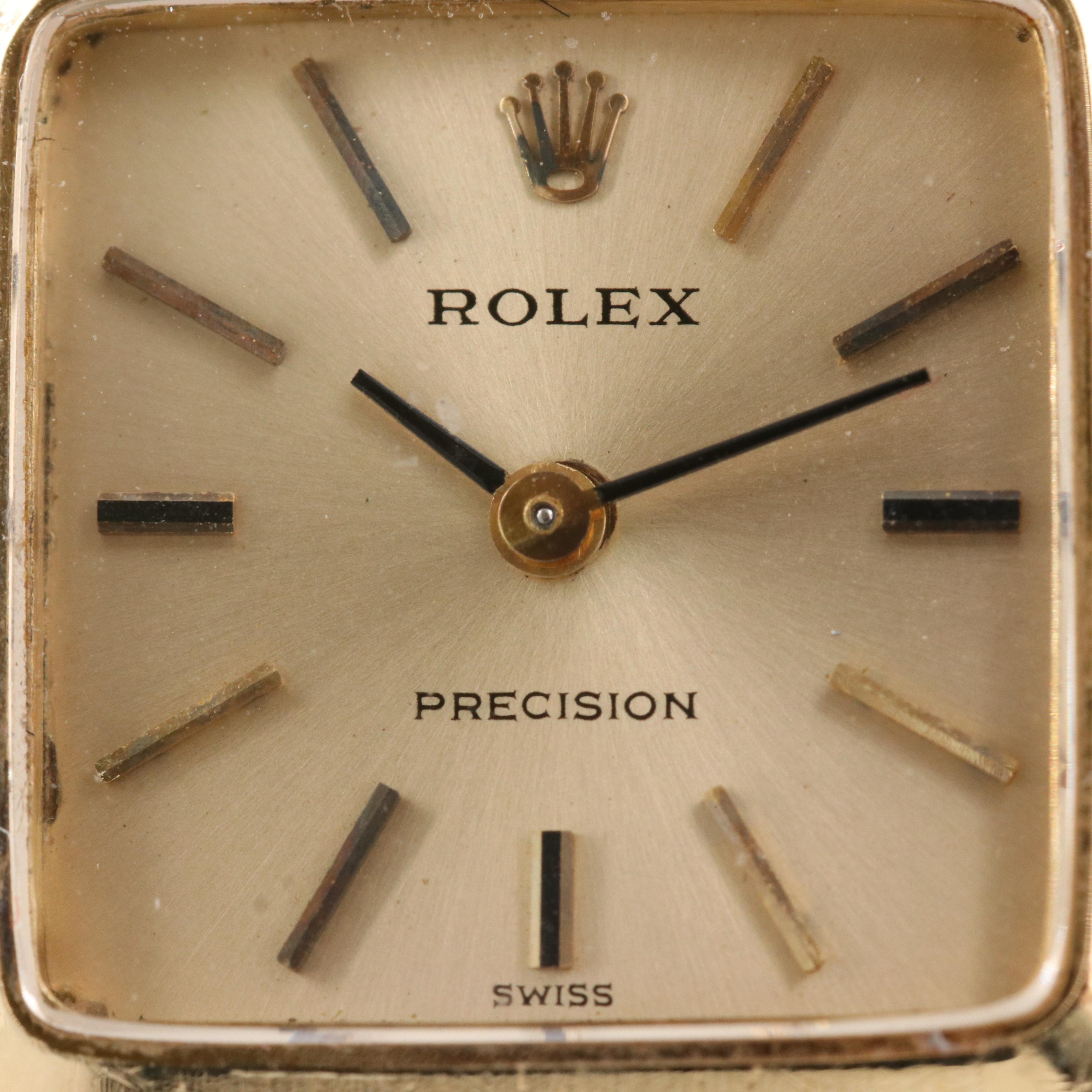 1970 Rolex 18K Manual Wind Precision Watch