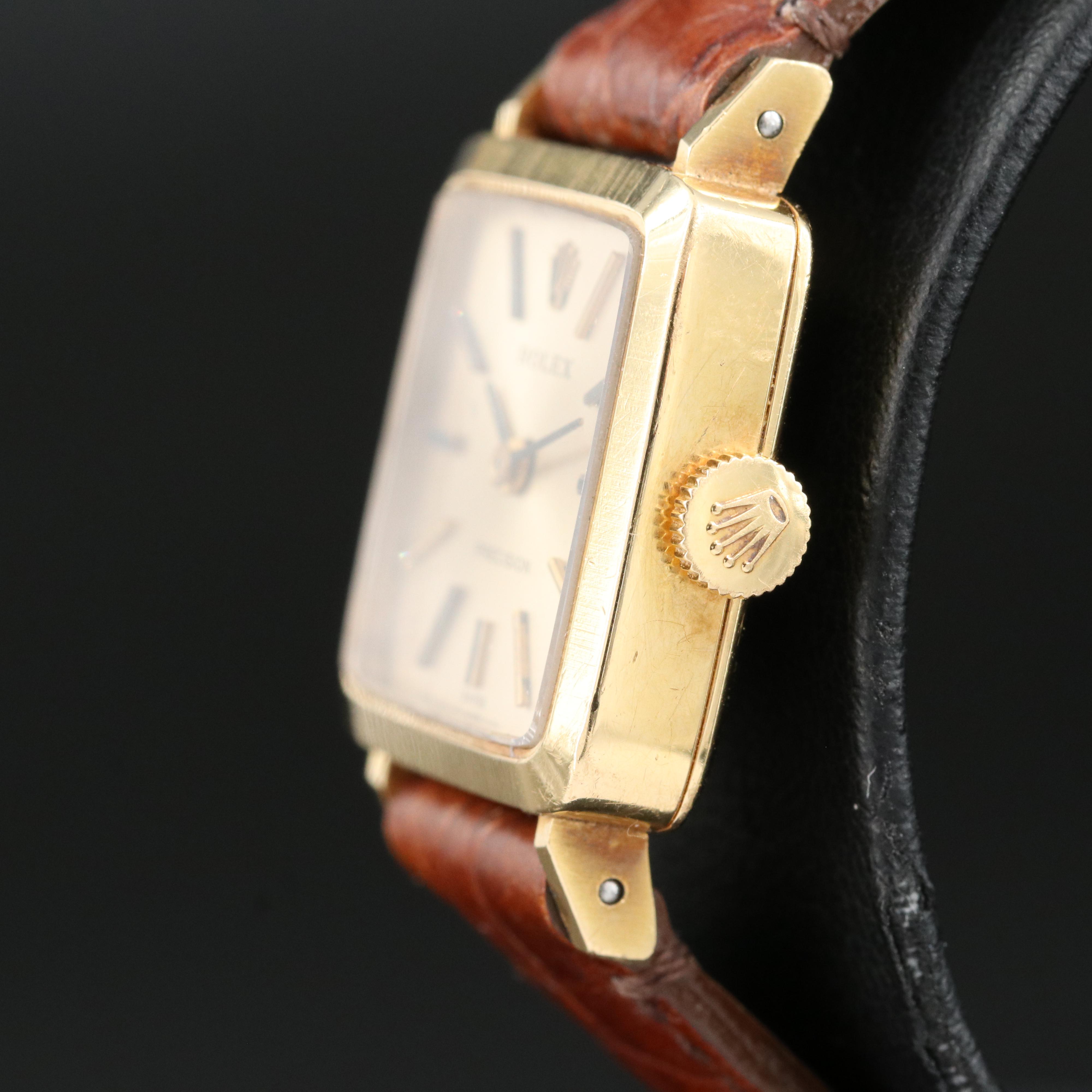 1970 Rolex 18K Manual Wind Precision Watch