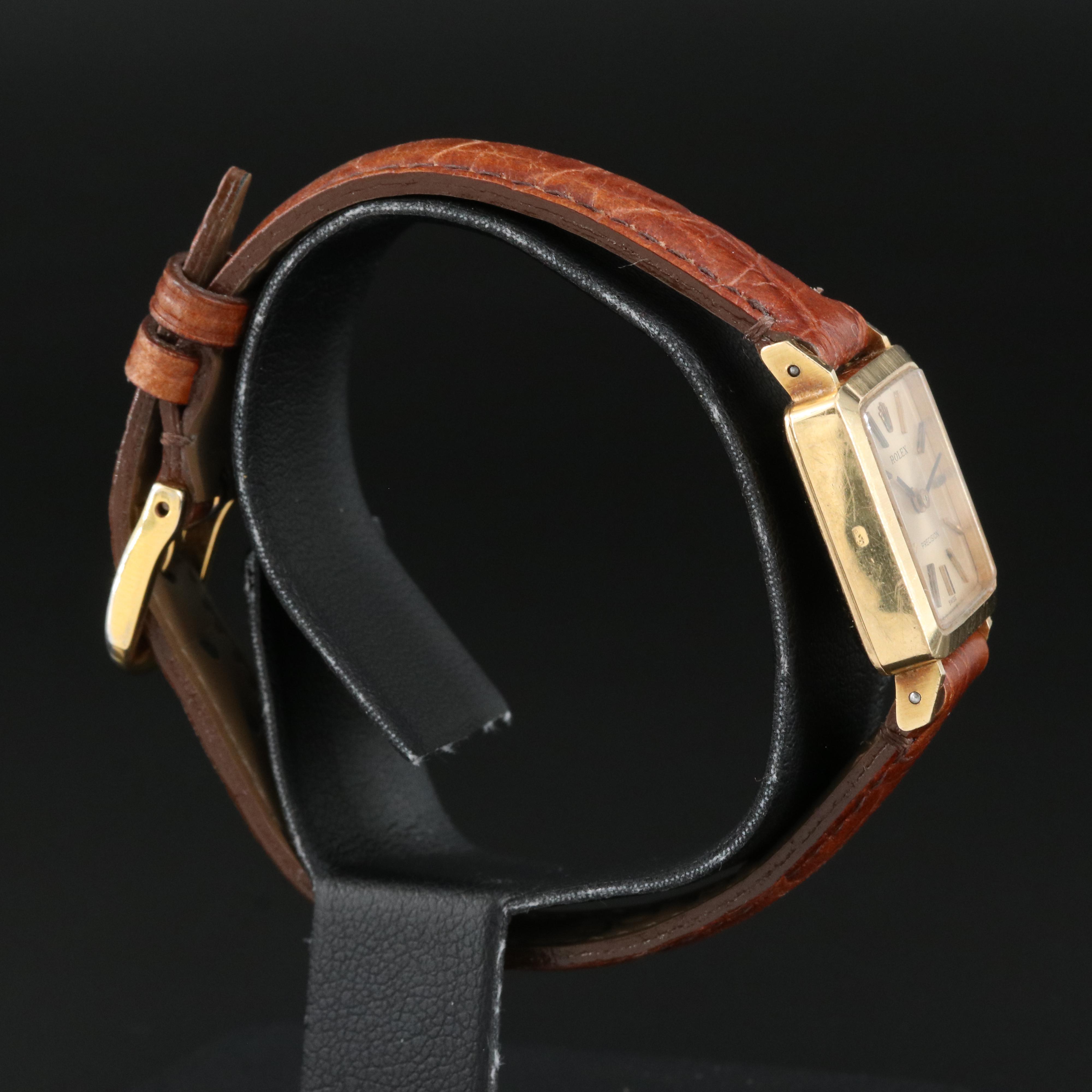 1970 Rolex 18K Manual Wind Precision Watch