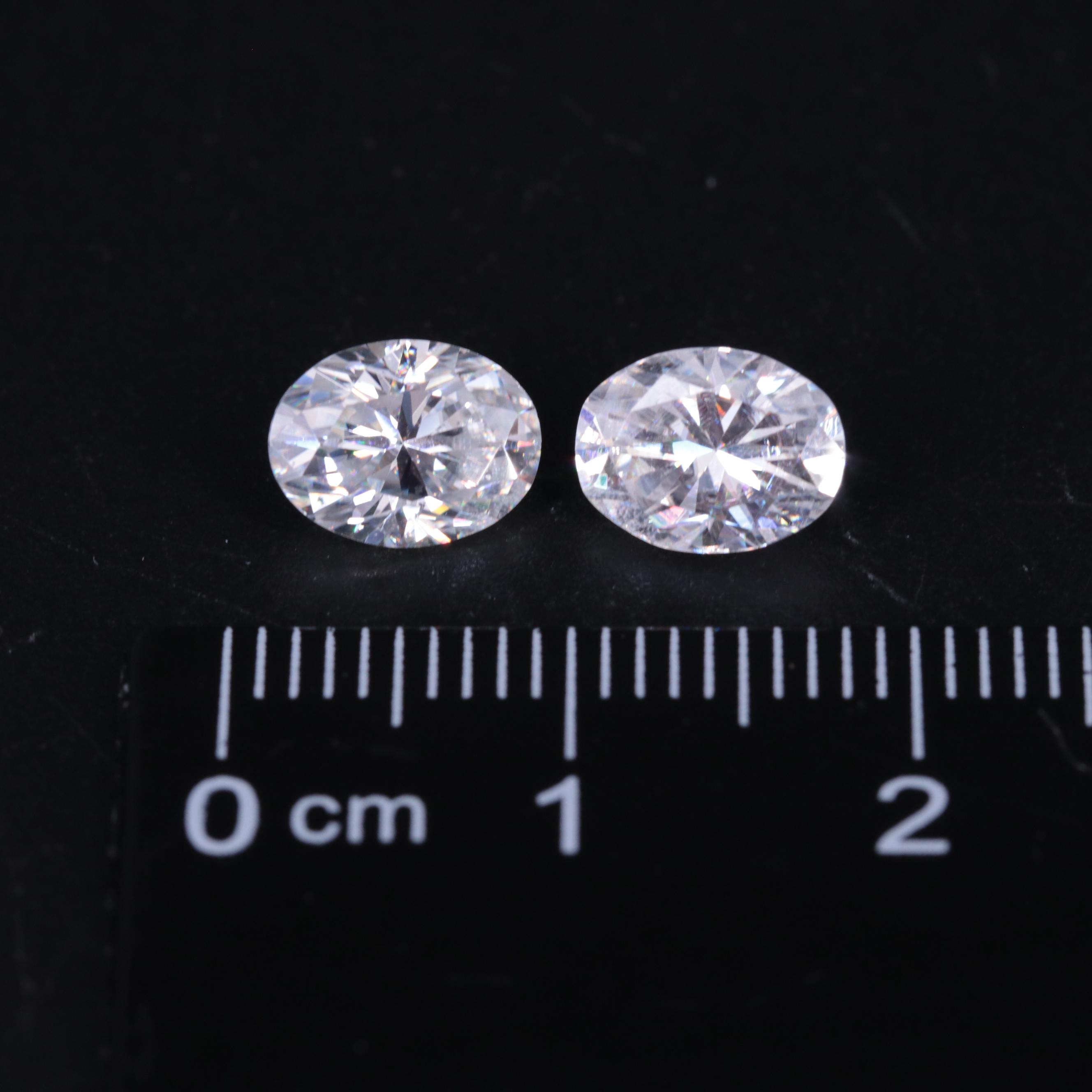 Loose 2.66 CTW Moissanite