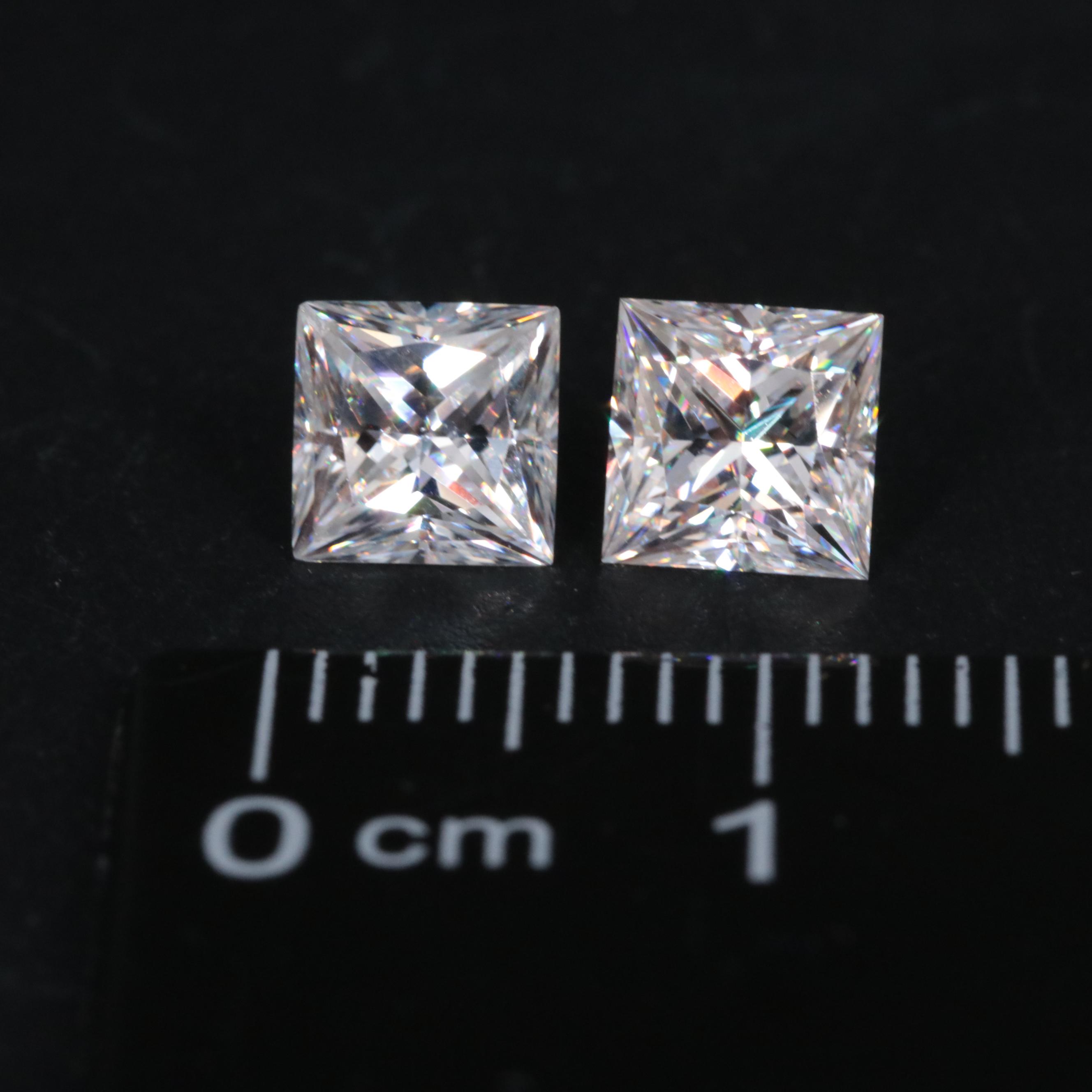 Loose 1.76 CTW Moissanite