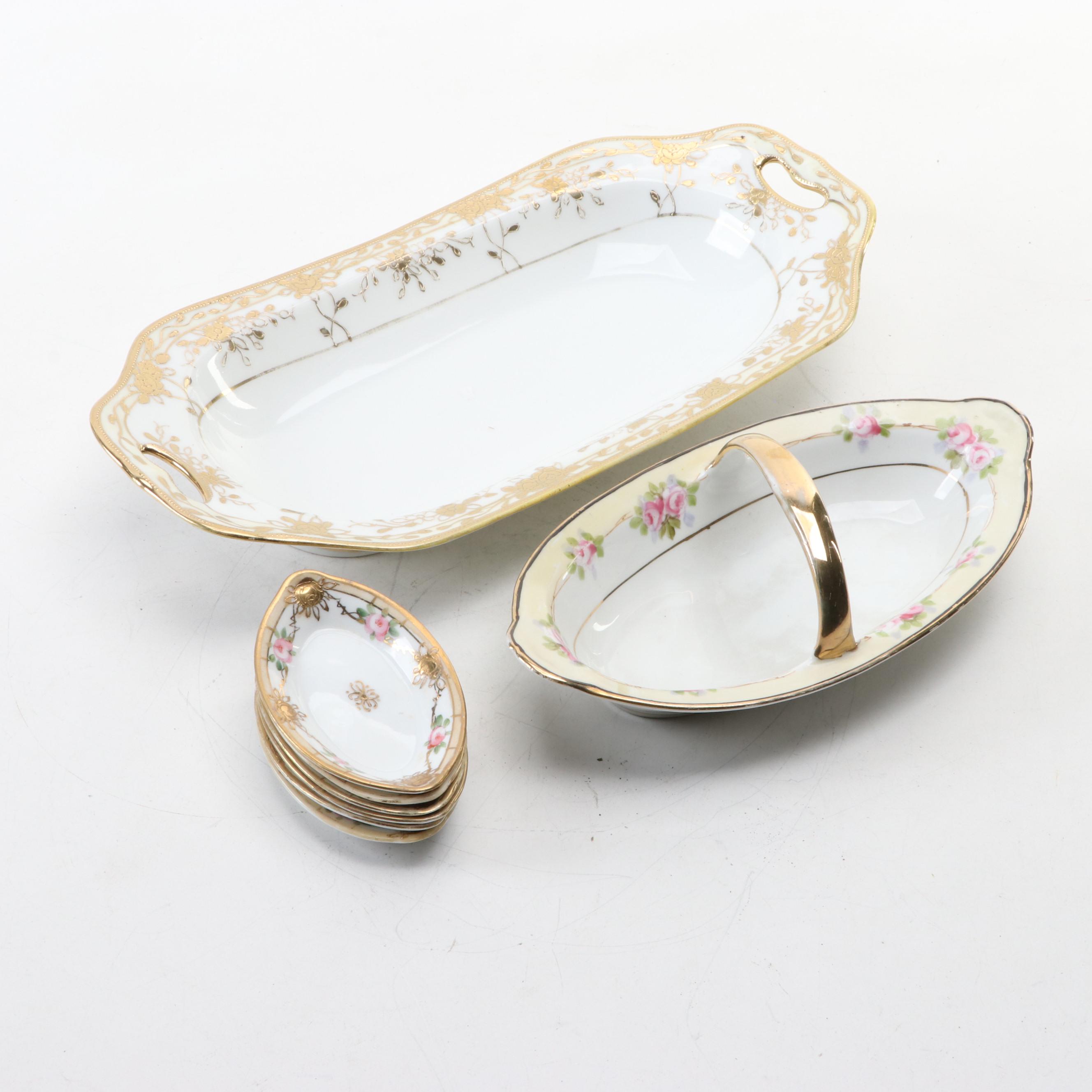 Morimura Brothers and Other Nippon Porcelain Tableware, Early 20th Century