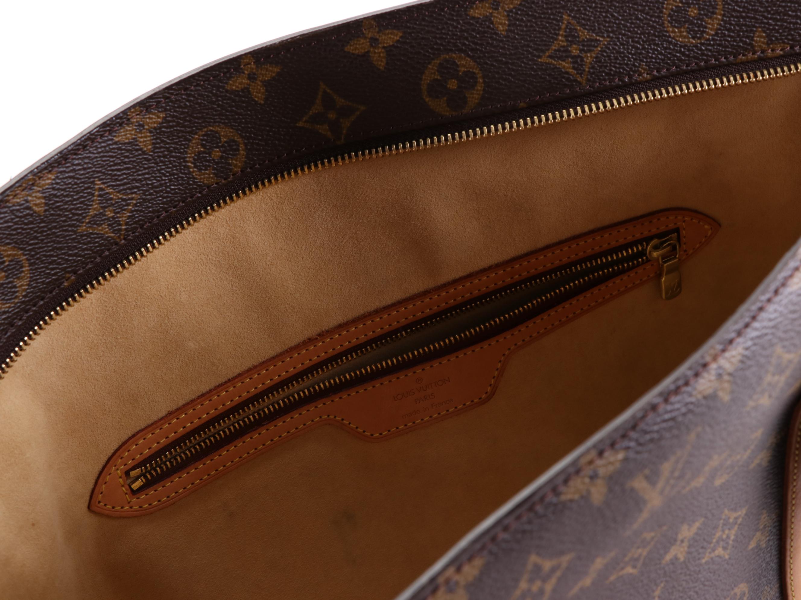 Louis Vuitton Babylone Bag in Monogram Canvas and Leather