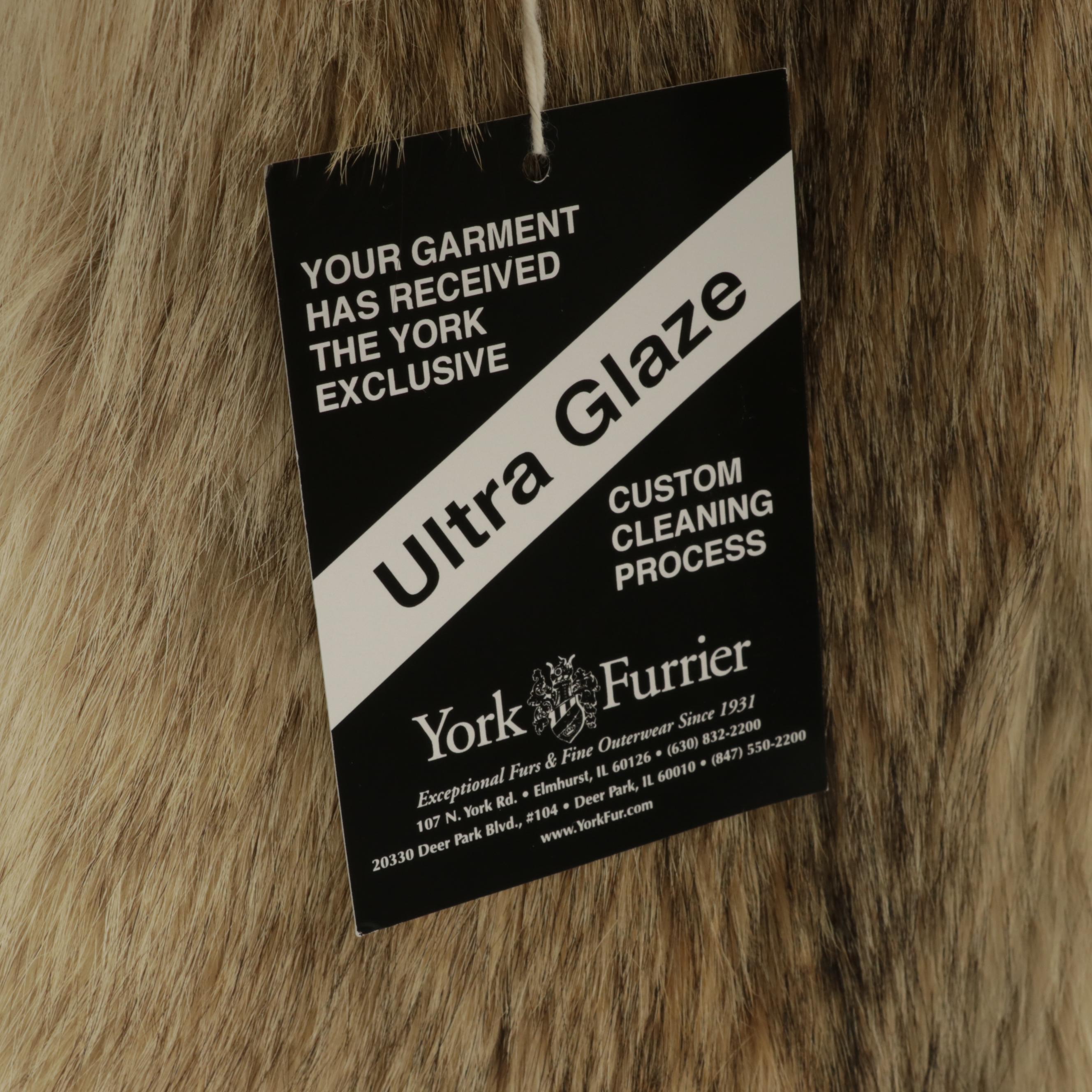 Marshall-Fields Coyote Fur Coat, Mid to Late 20th Century