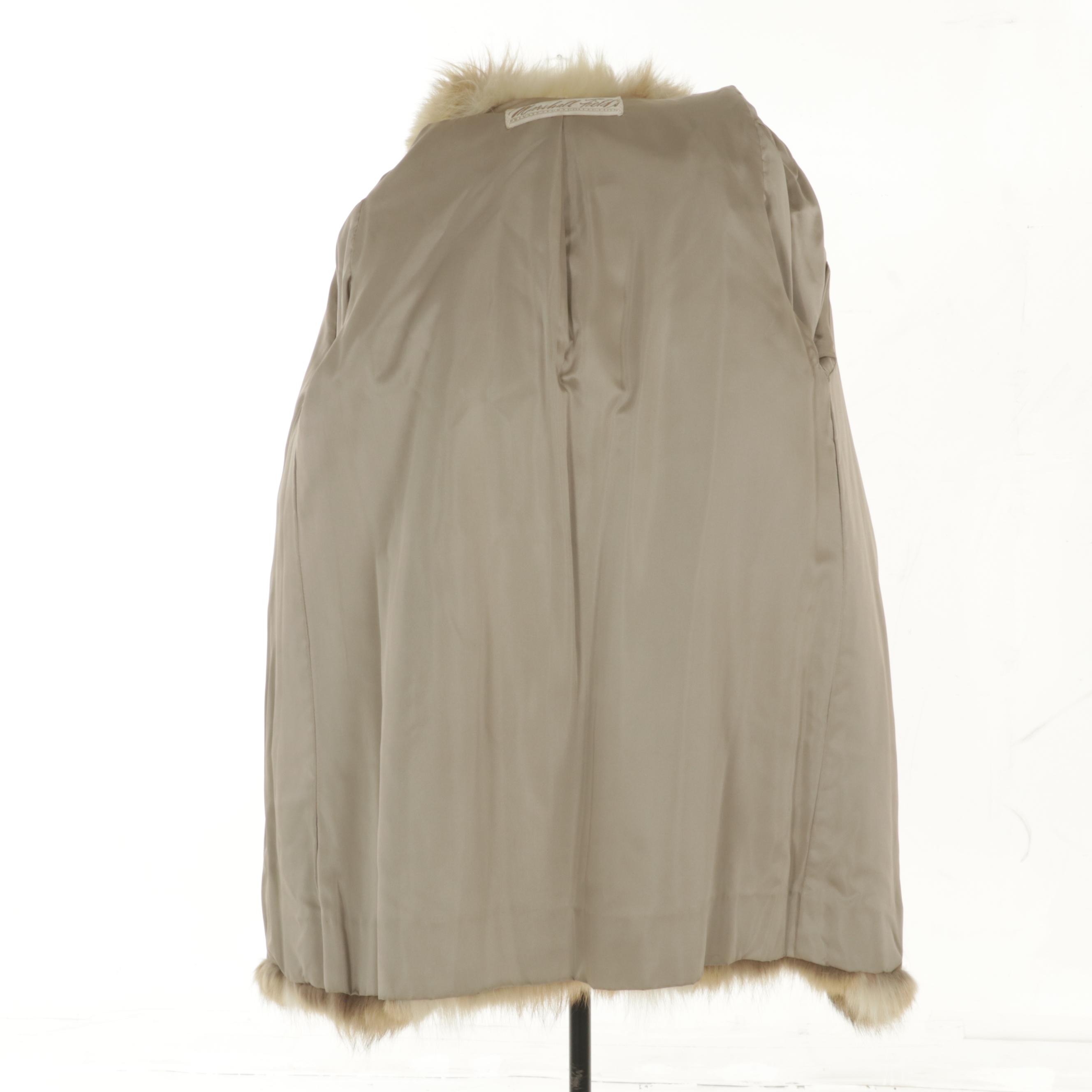 Marshall-Fields Coyote Fur Coat, Mid to Late 20th Century