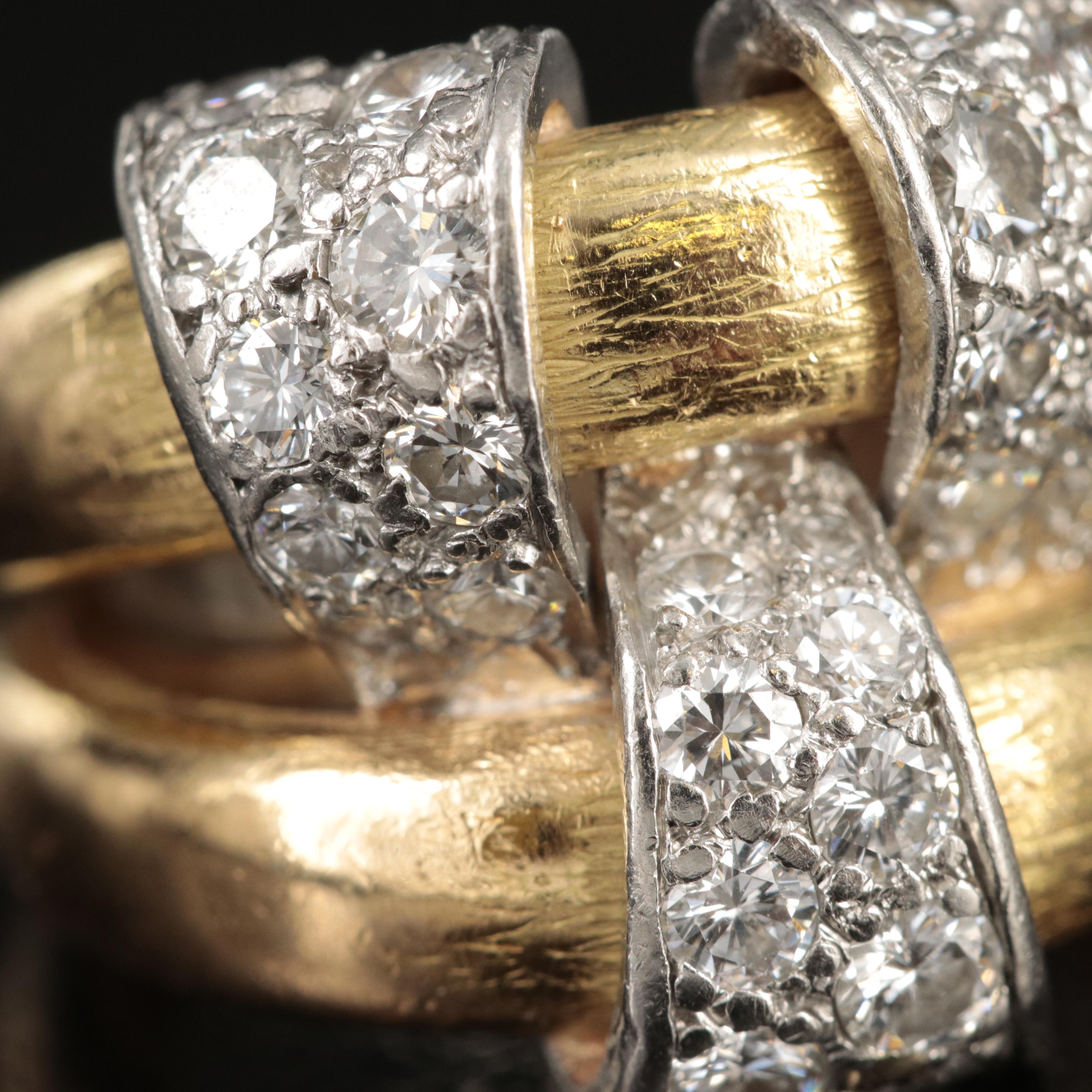 1960s Jean Schlumberger for Tiffany & Co. 18K and Platinum 1.02 CTW Diamond Ring