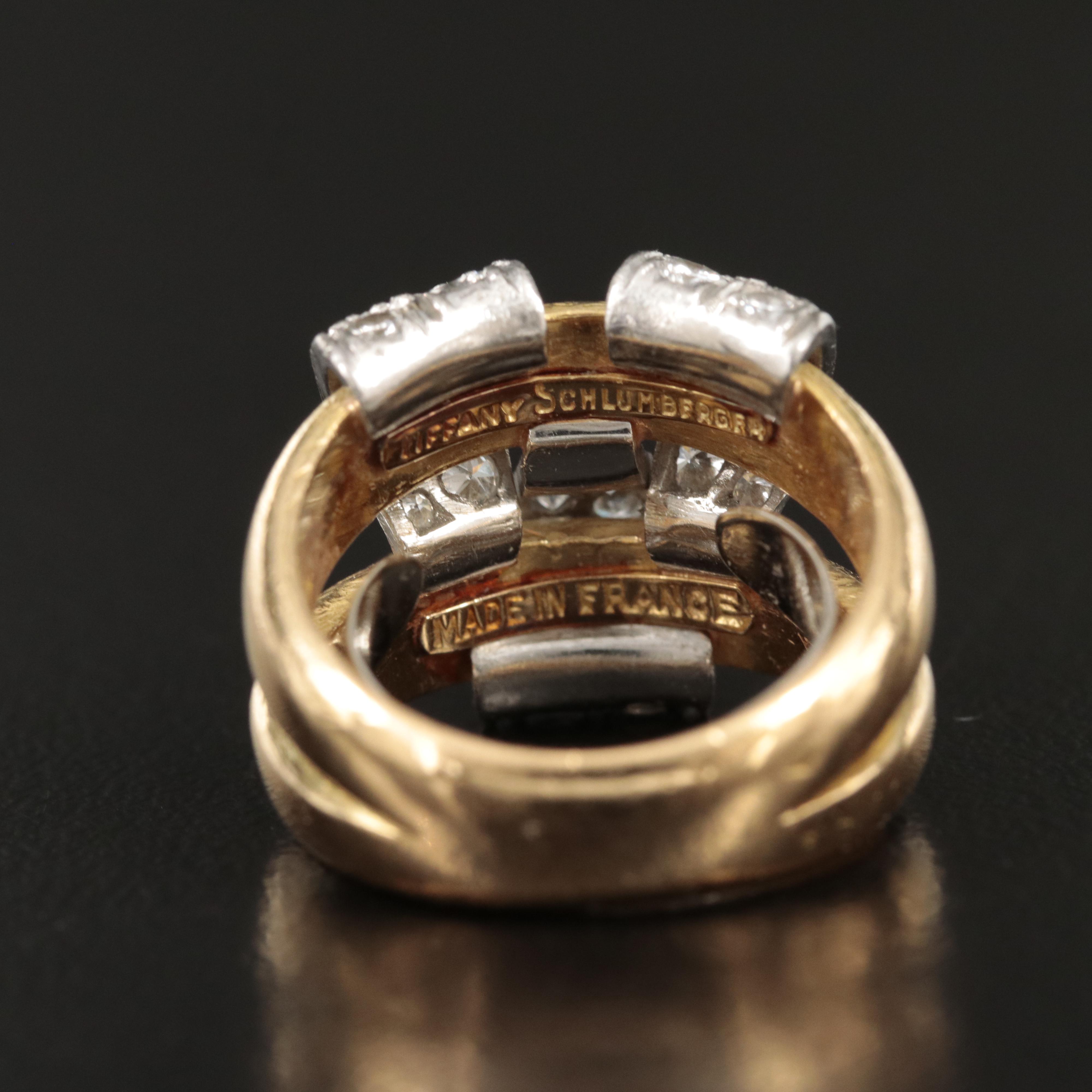 1960s Jean Schlumberger for Tiffany & Co. 18K and Platinum 1.02 CTW Diamond Ring