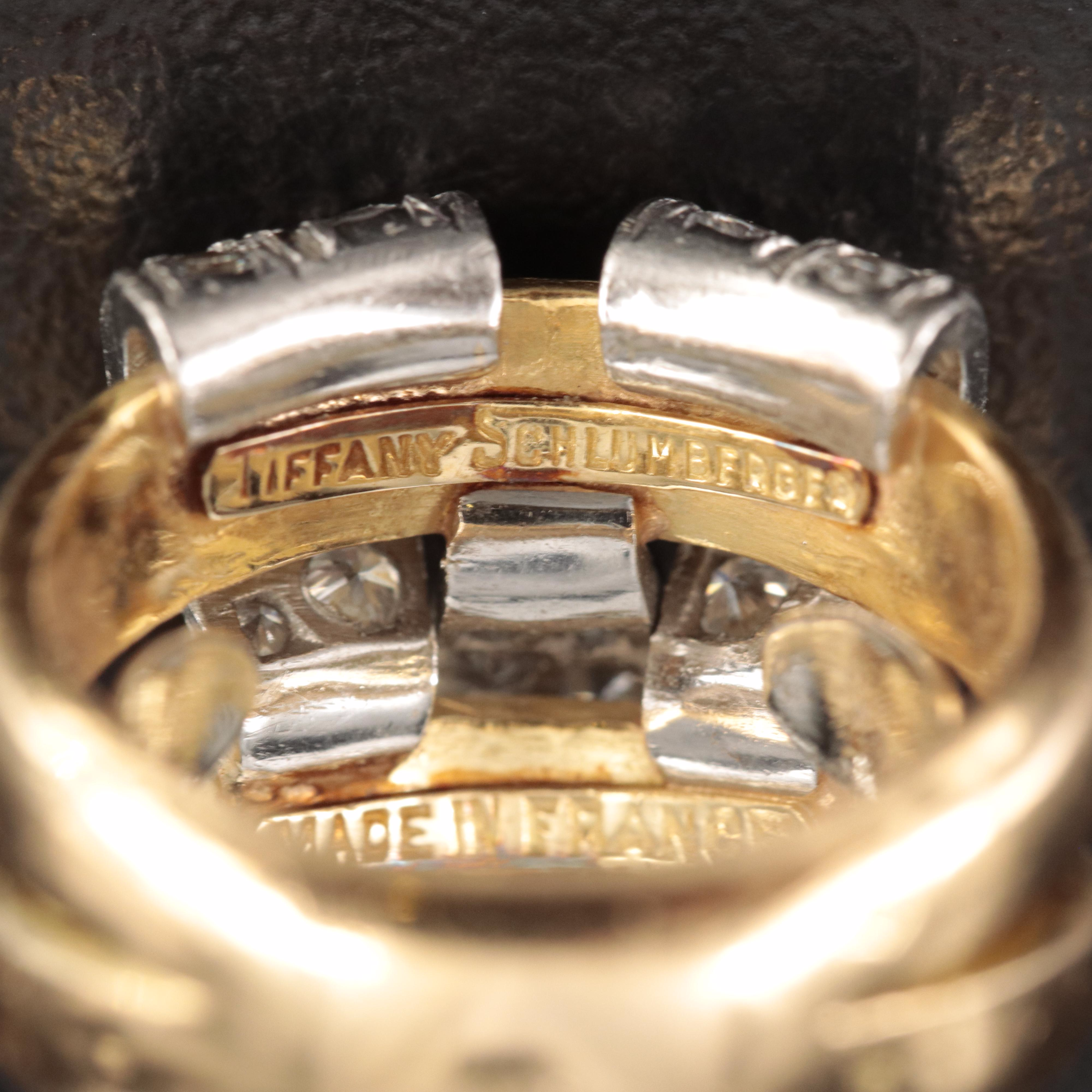 1960s Jean Schlumberger for Tiffany & Co. 18K and Platinum 1.02 CTW Diamond Ring