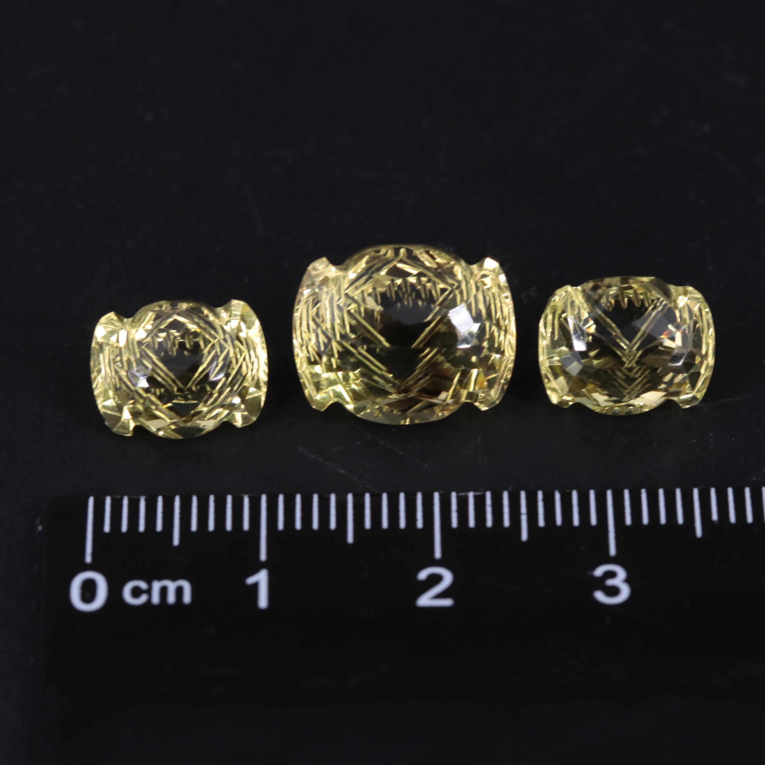 Loose 16.15 CTW Lemon Quartz