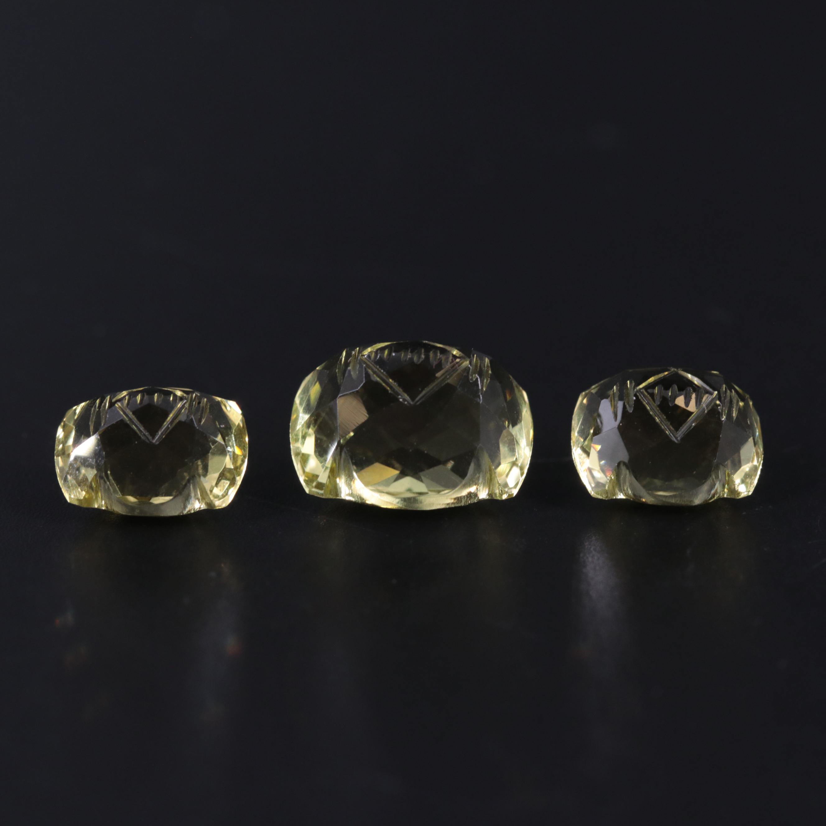 Loose 16.15 CTW Lemon Quartz