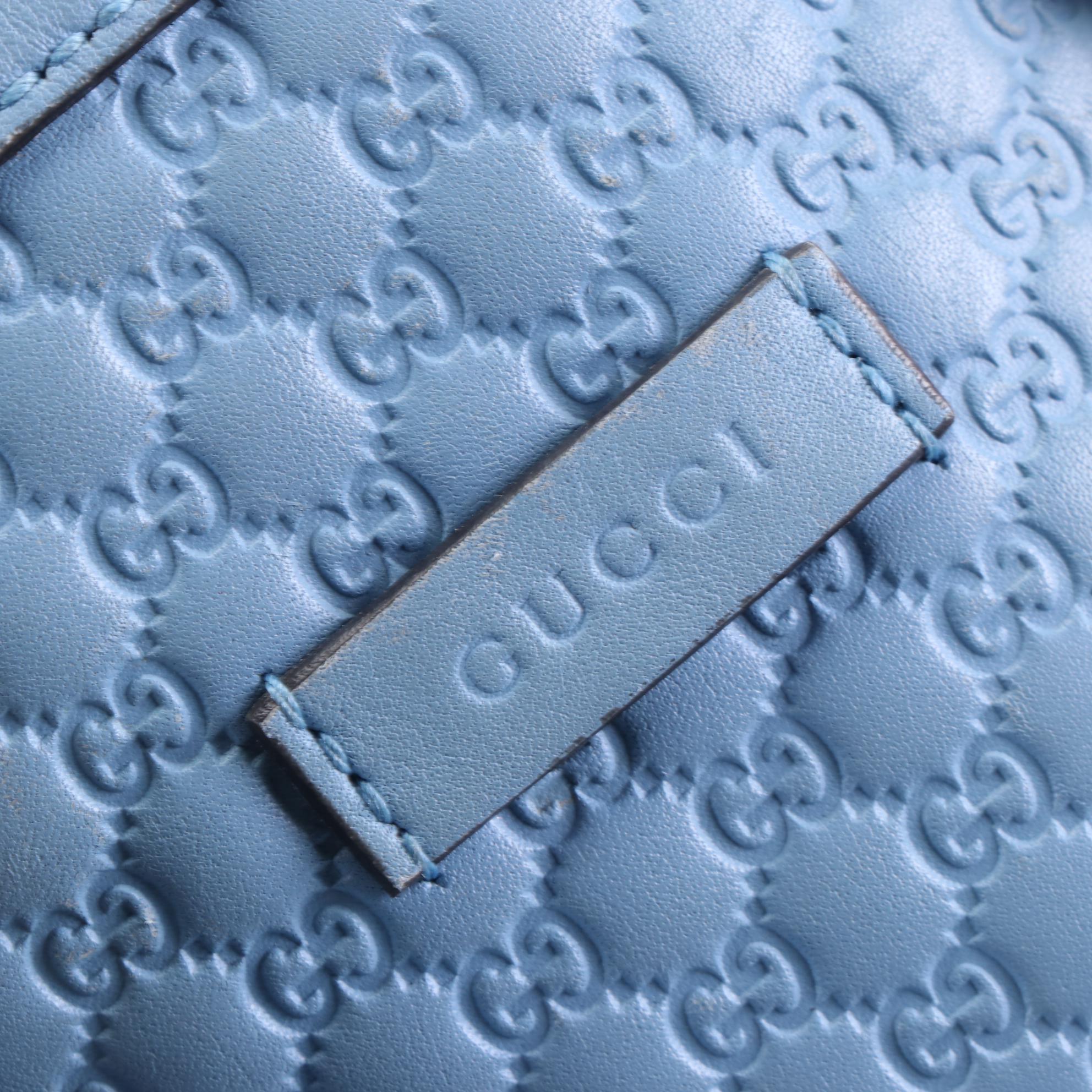 Gucci Mini Dome Two-Way Bag in GG Microguccissima Leather