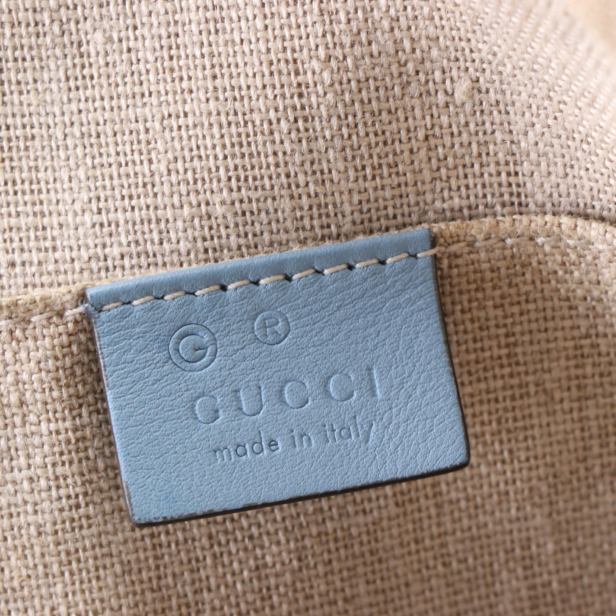 Gucci Mini Dome Two-Way Bag in GG Microguccissima Leather