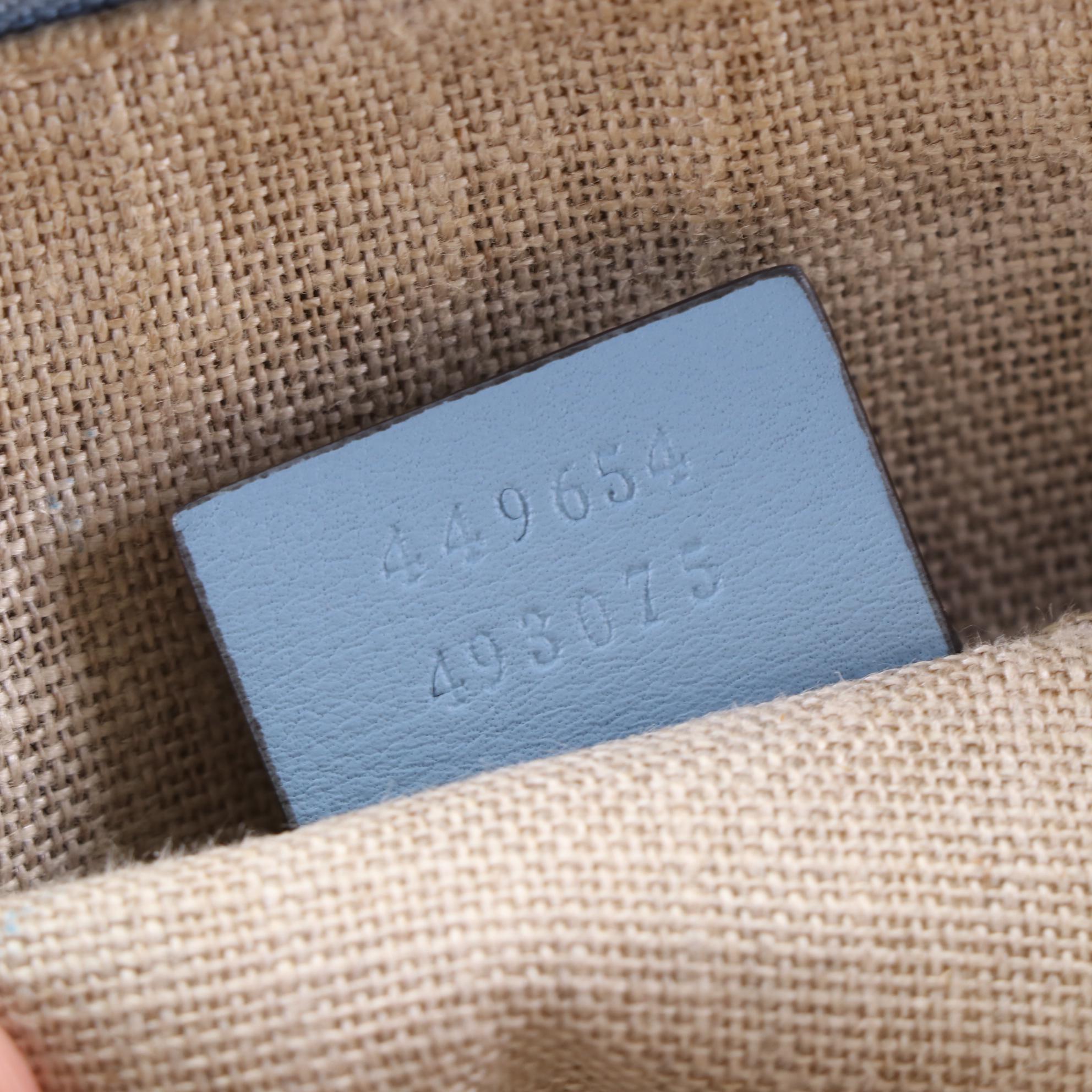 Gucci Mini Dome Two-Way Bag in GG Microguccissima Leather