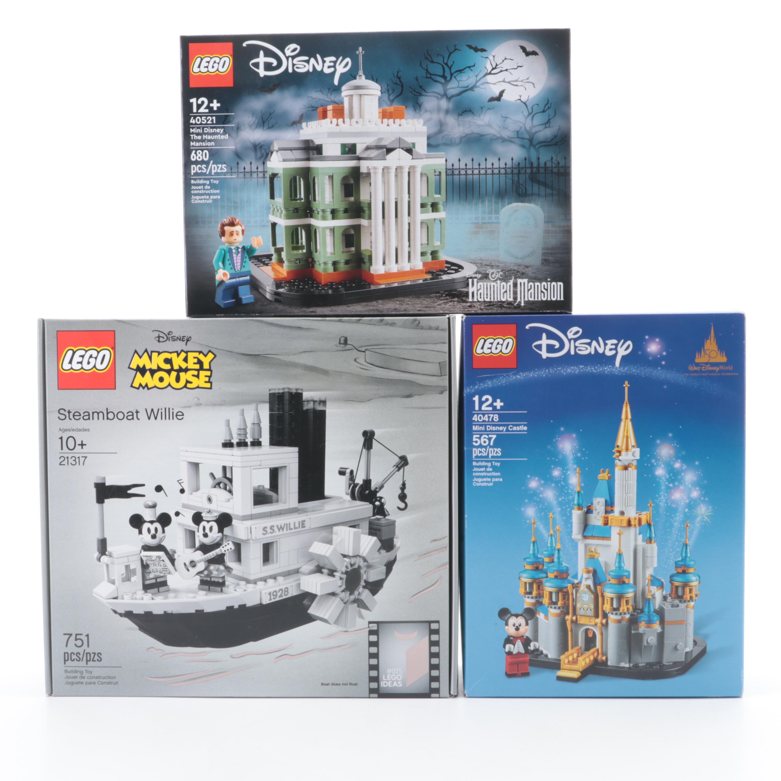 LEGO Disney Mickey Mouse, Castle and Haunted House Building Sets