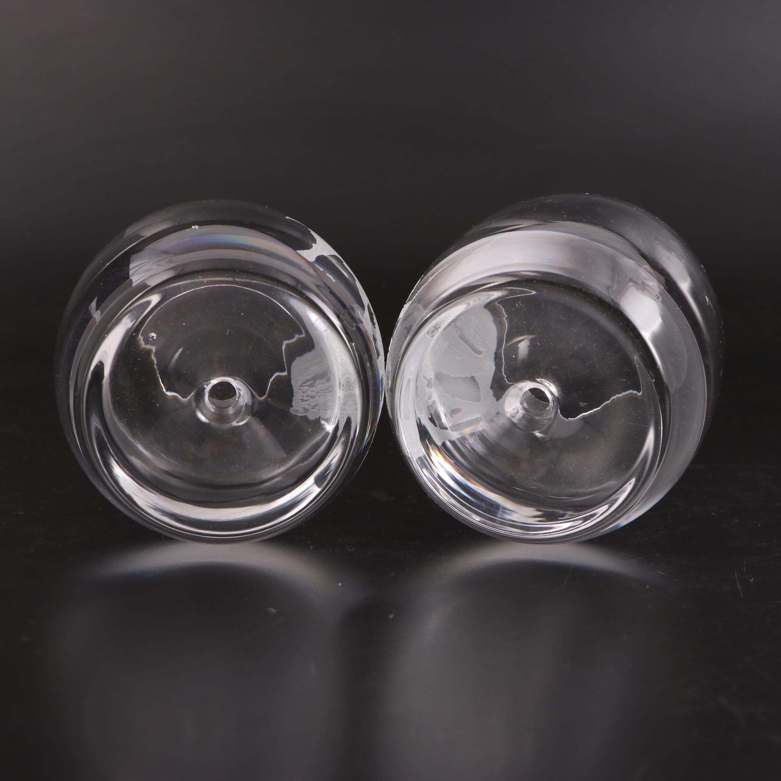 Acid Etched Buffalo Trace Glass Decanter and Old Fashioned Glass