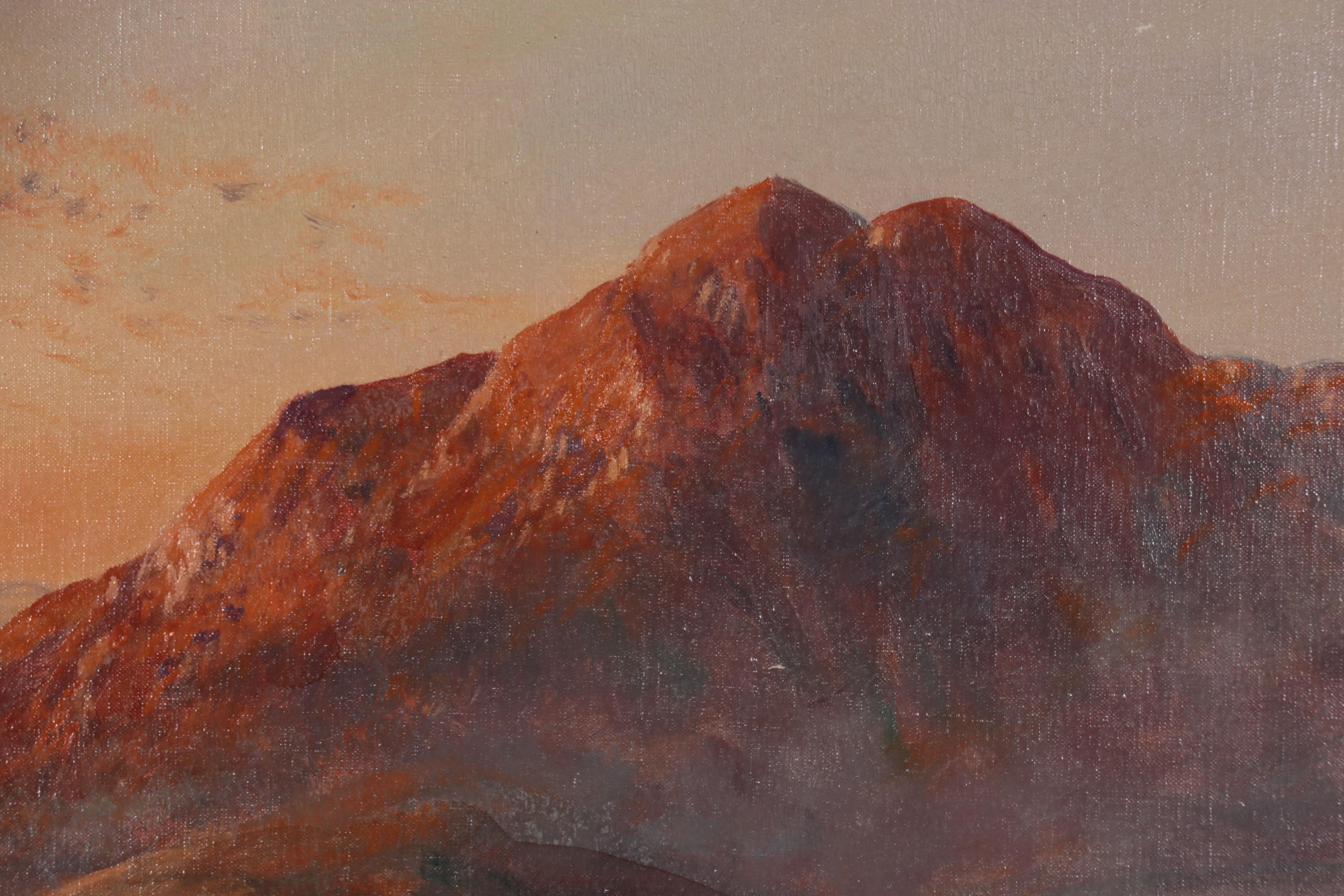 Campbell Scott Oil Painting of Mountainous Landscape