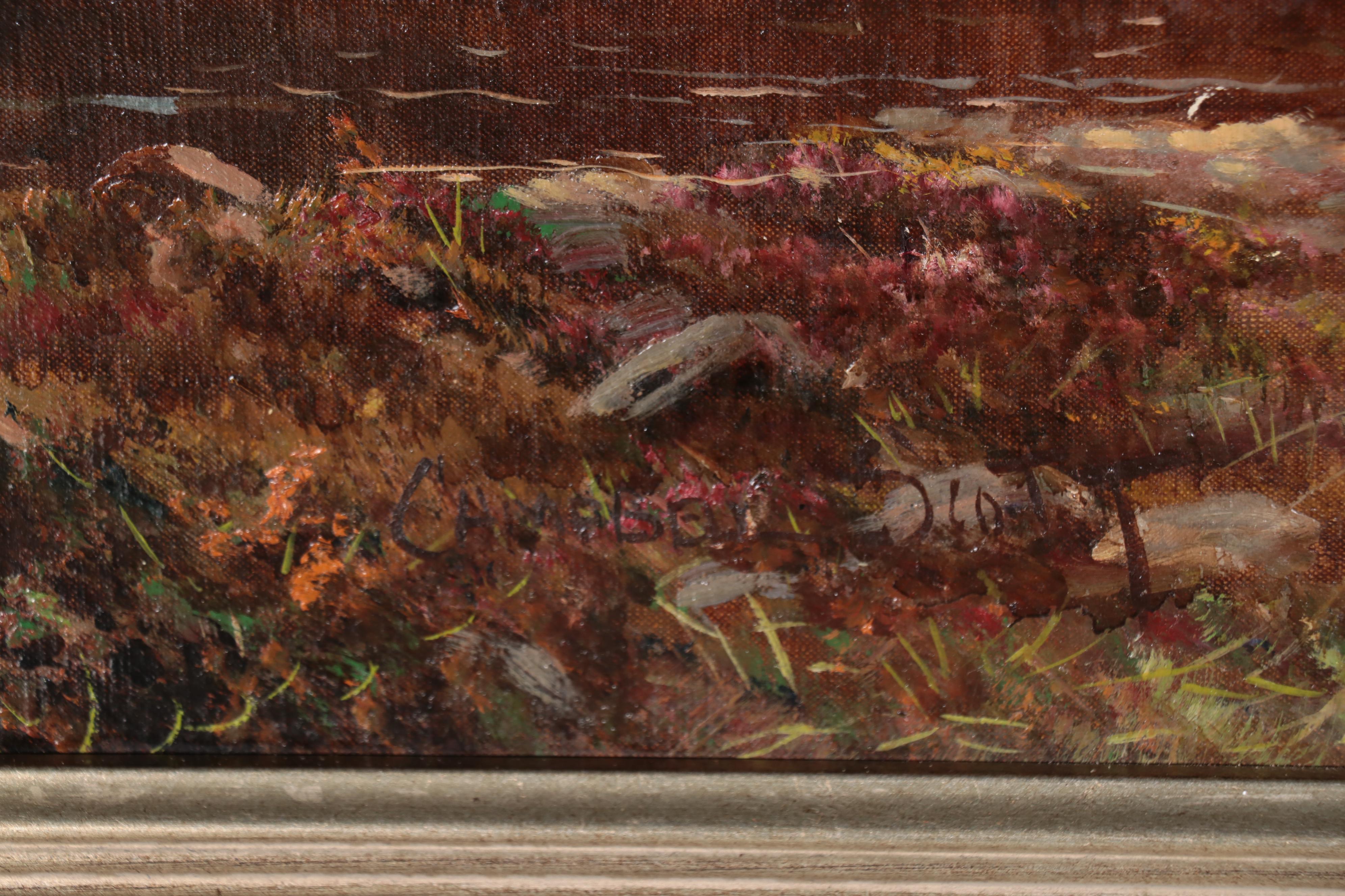 Campbell Scott Oil Painting of Mountainous Landscape