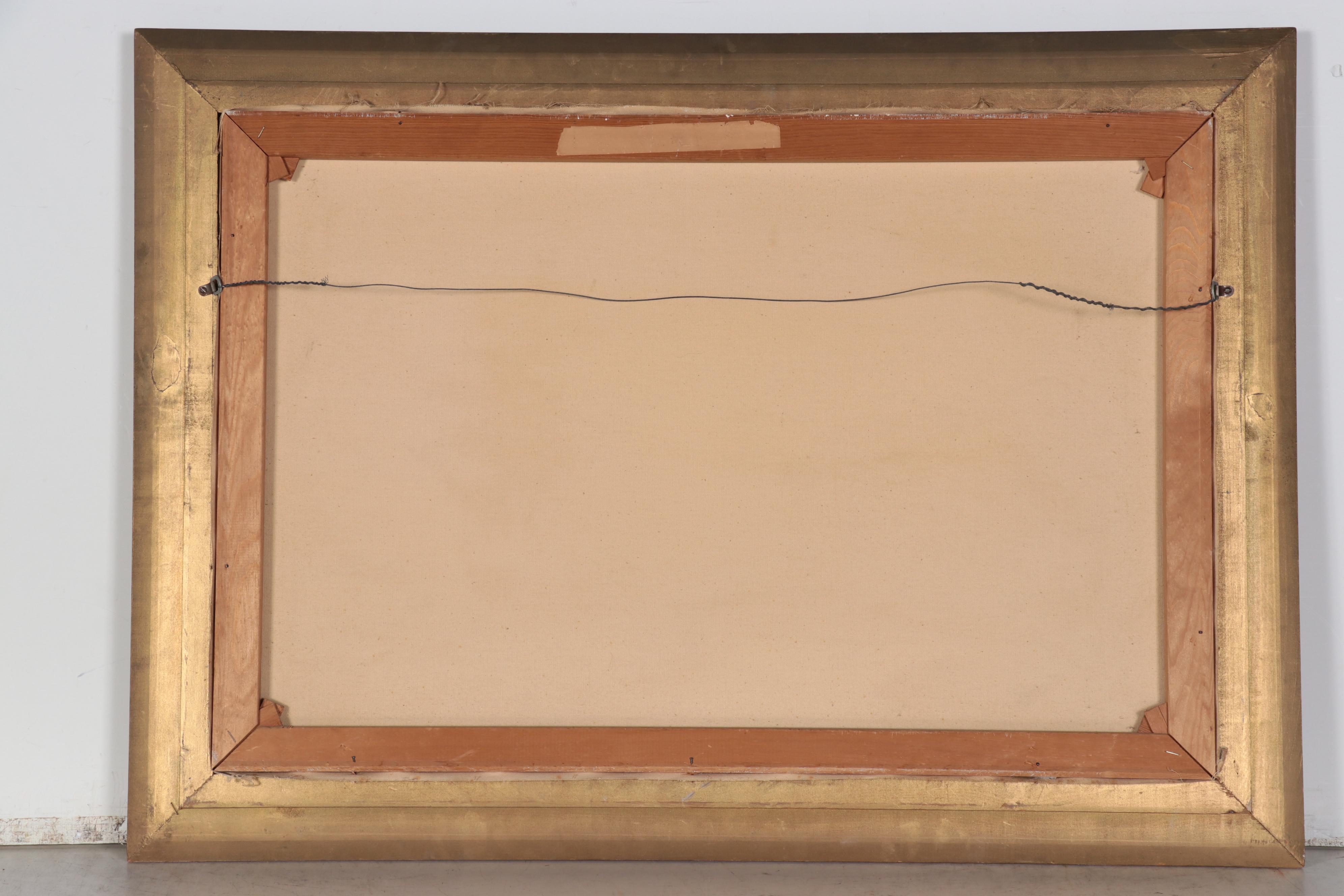 Oil Painting of River Landscape